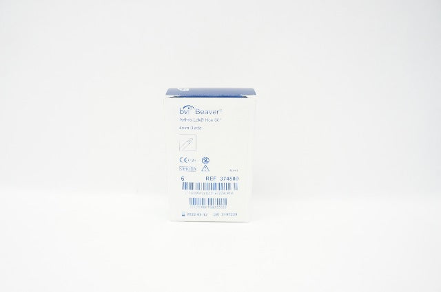 BVI Beaver 374580 Arthro-Lok Hoe 60 Degree 4mm Blade (x) - Box of 6