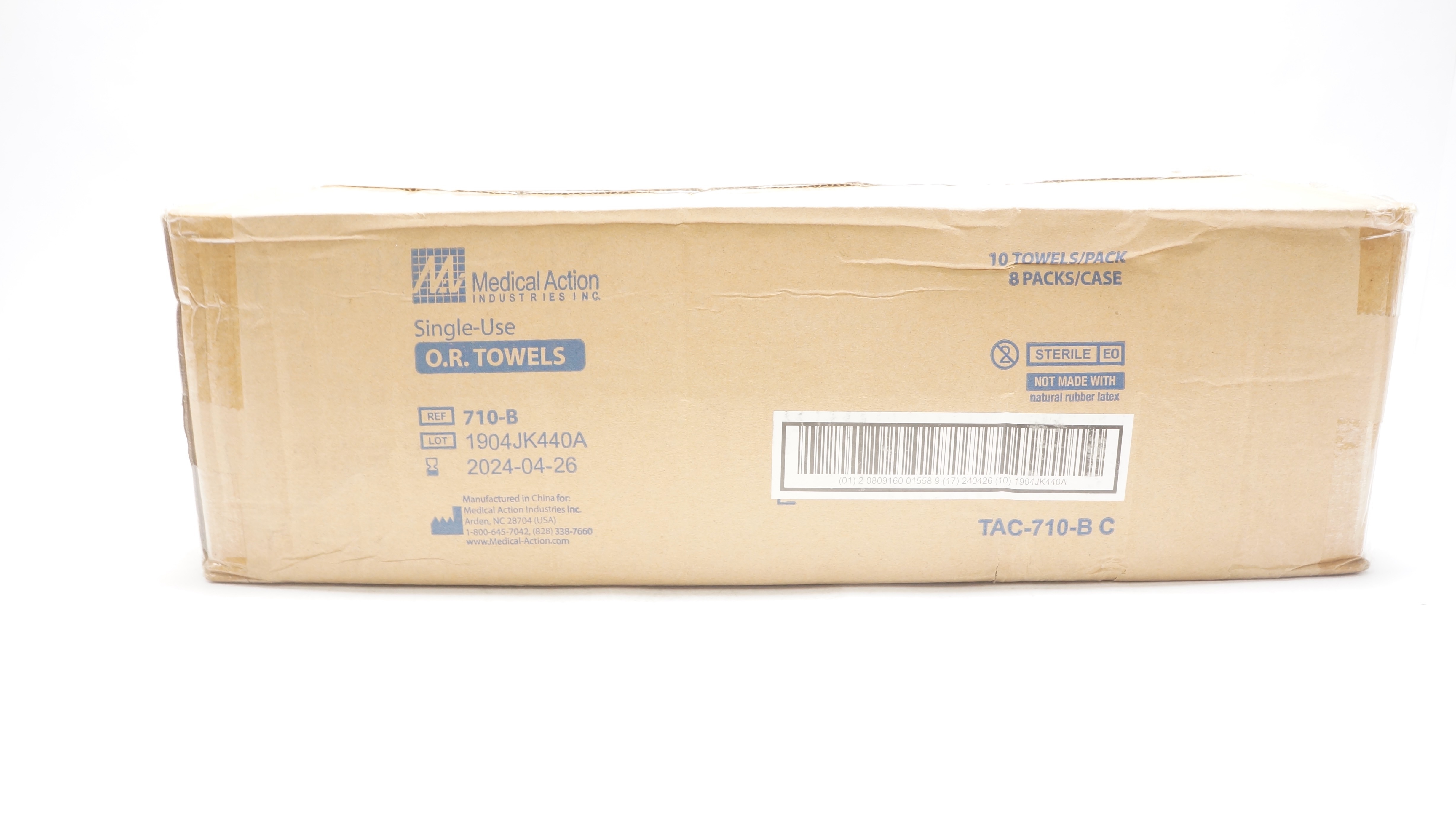 Medical Action 710-B O.R. Towels (x) - Case of 80
