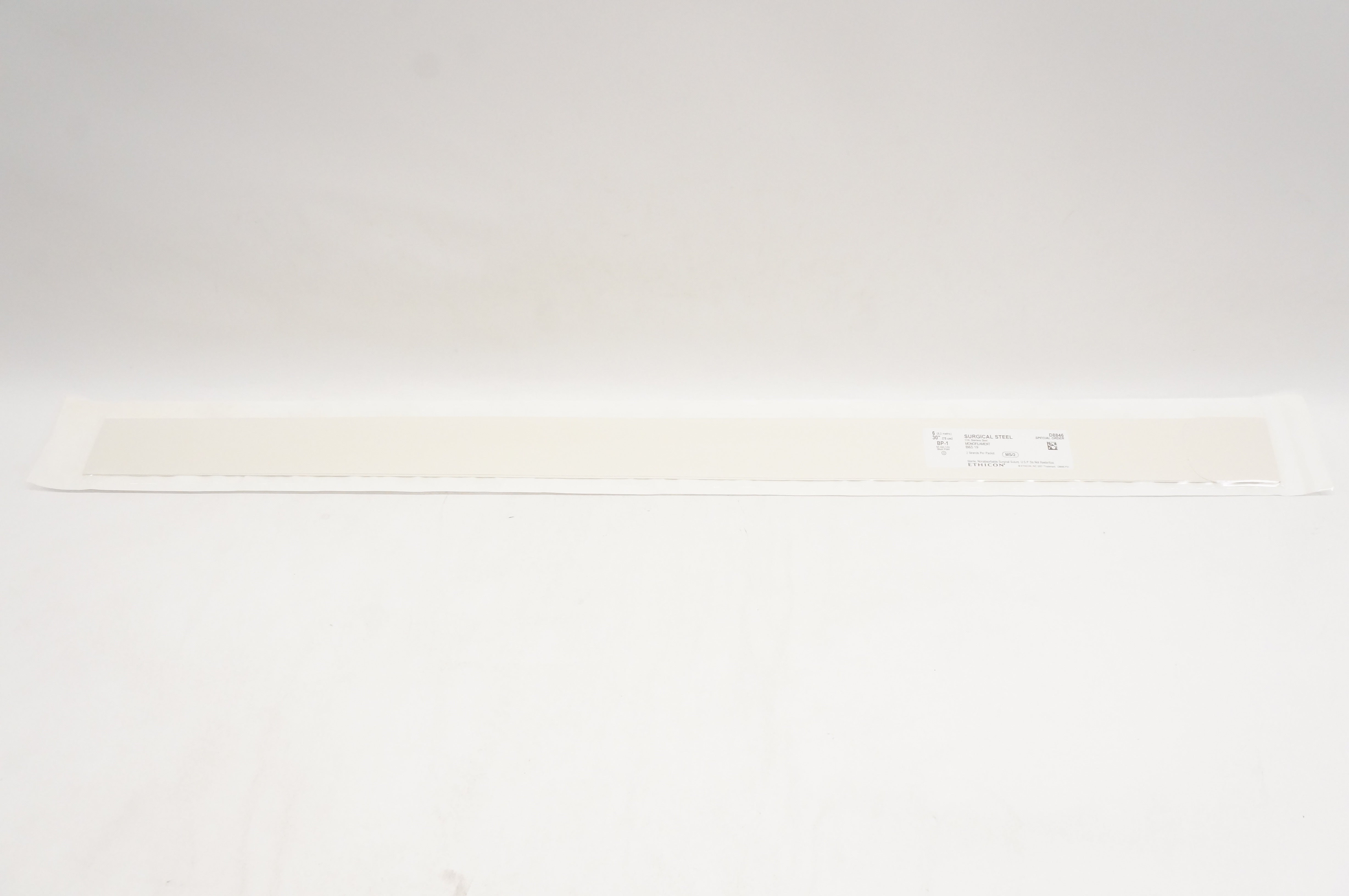 Ethicon D8846 6 SURGICAL STEEL, BP-1, 65mm 1/2c Blunt Point, 30in.(x) -Pack of 2