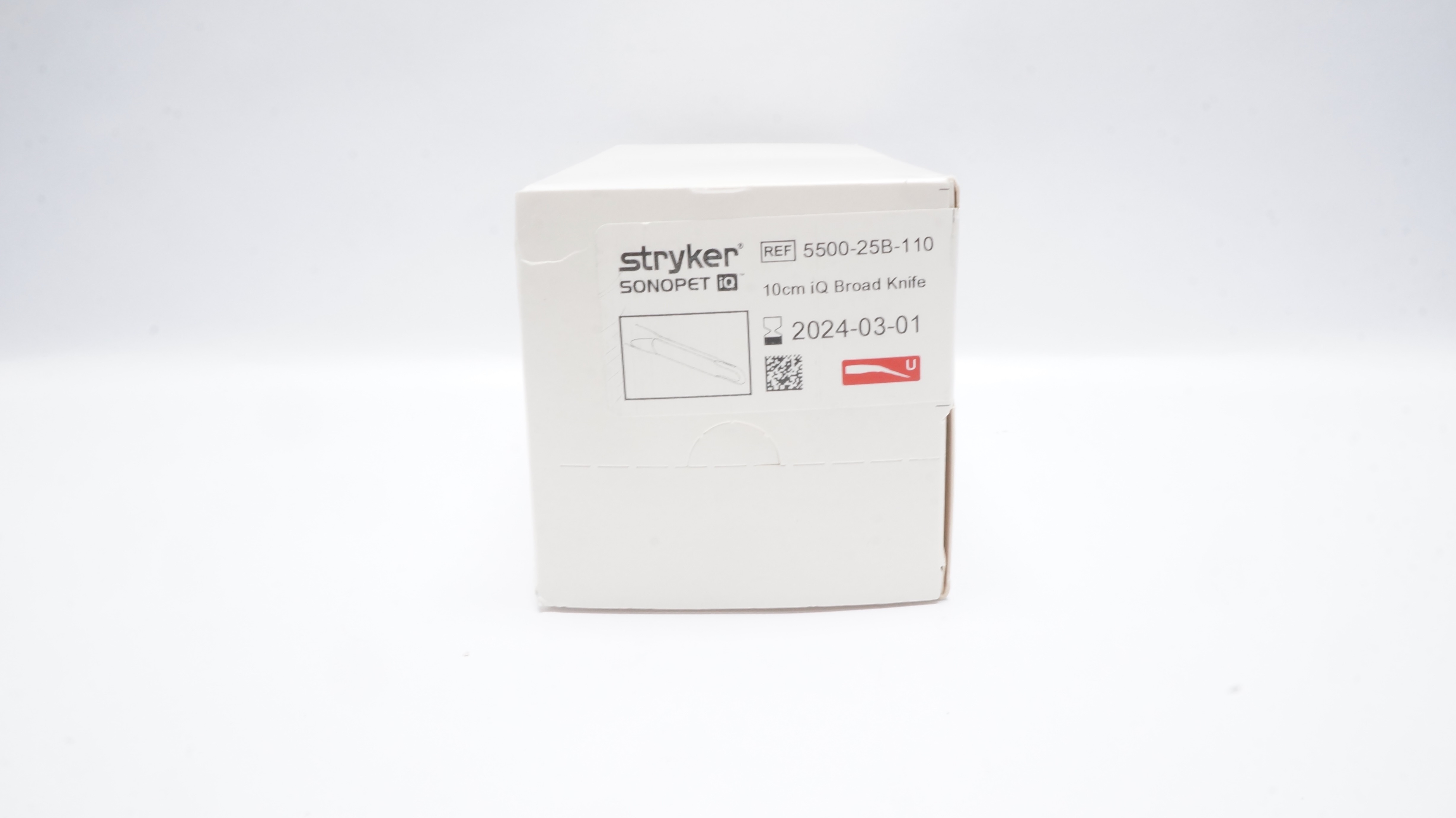 Stryker 5500-25B-110 Sonopet 10cm iQ Broad Knife Tip (x) - Box of 4