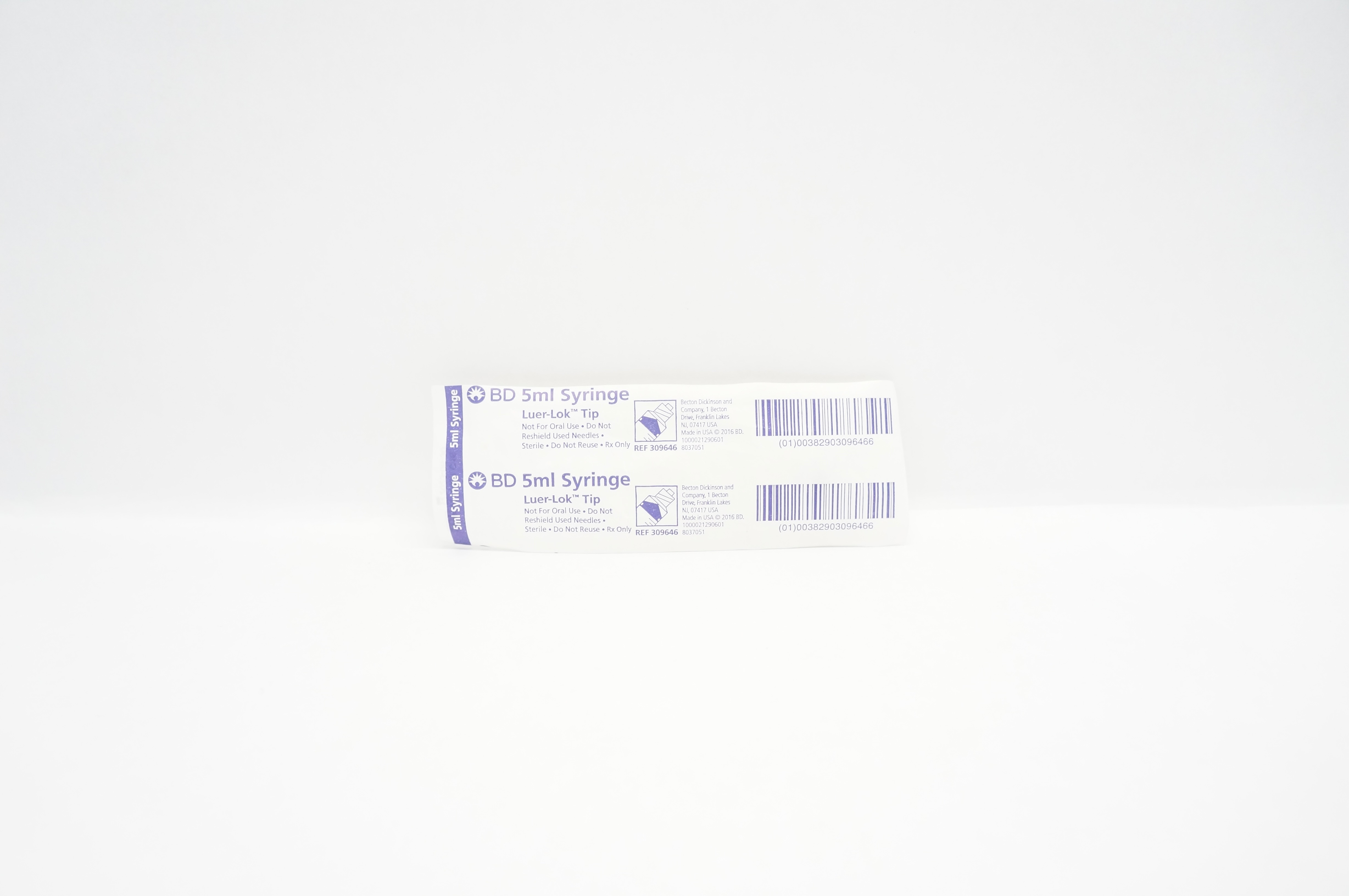 BD 309646 Luer-Lok Tip Syringe 5ml