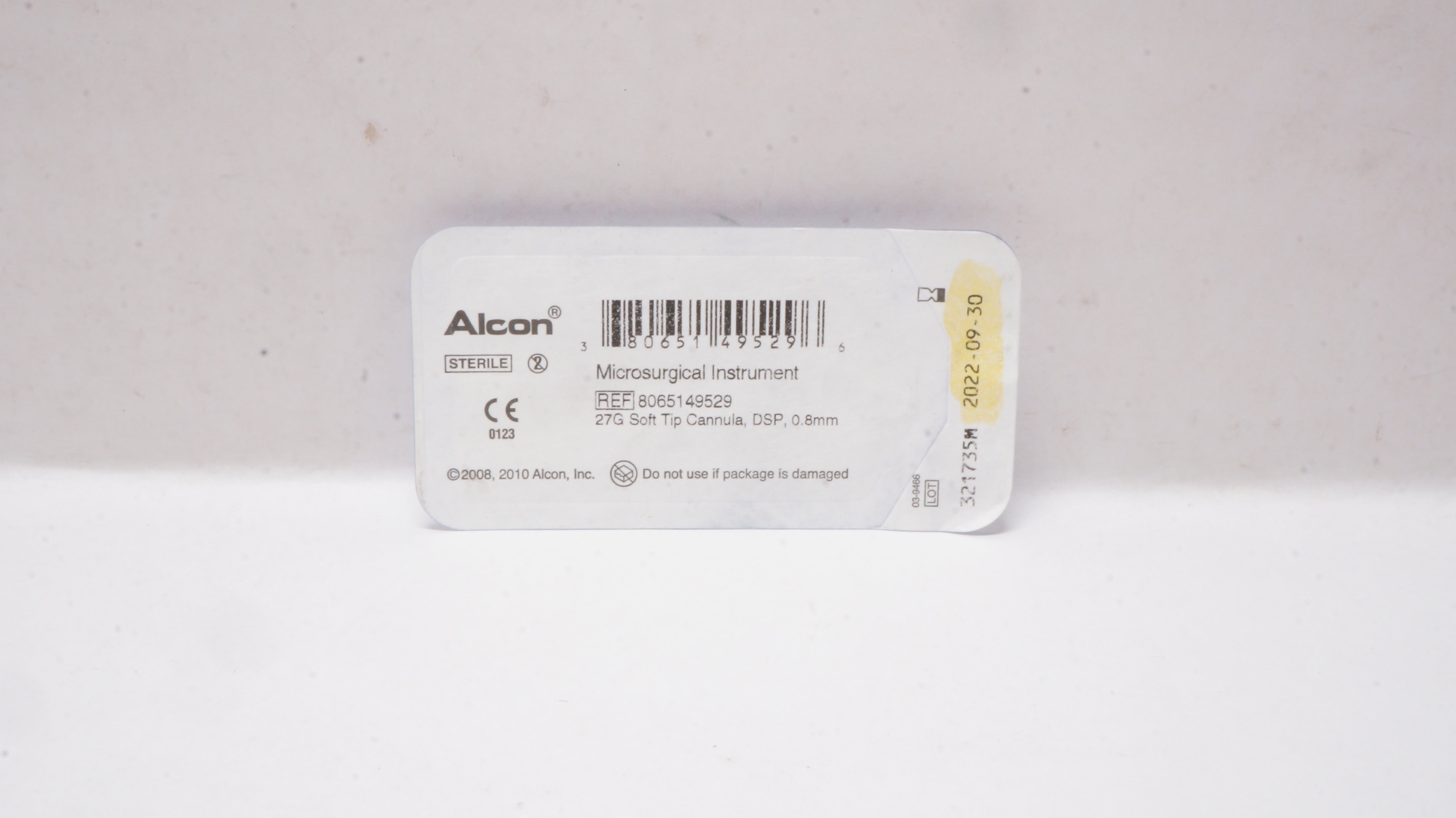 Alcon 8065149529 Microsurgical Instruments 27G Soft Tip Cannula DSP, 0