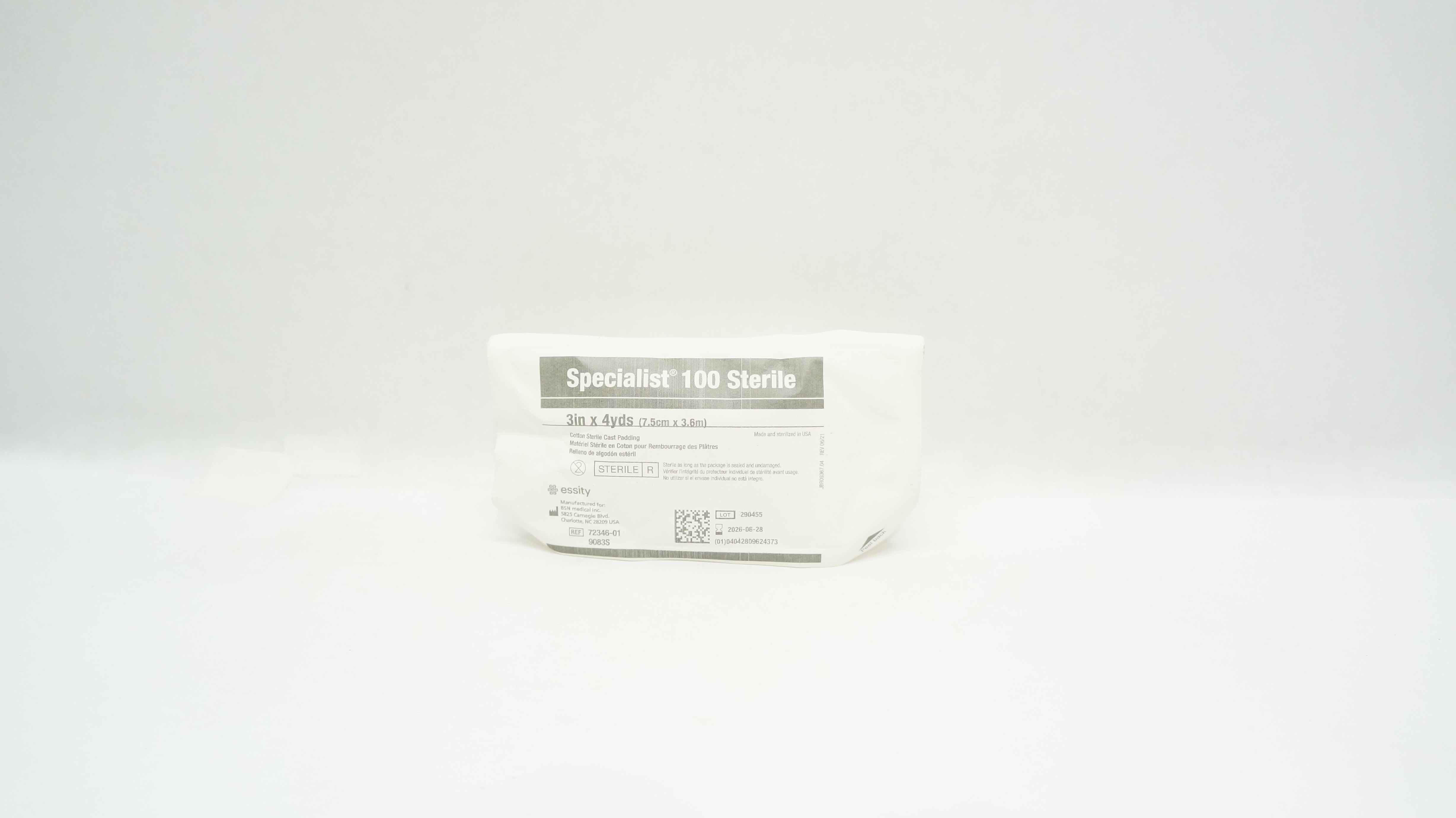 BSN Medical 72346-01 Specialist 100 Sterile Cotton Cast Padding 3inch x 4yds.
