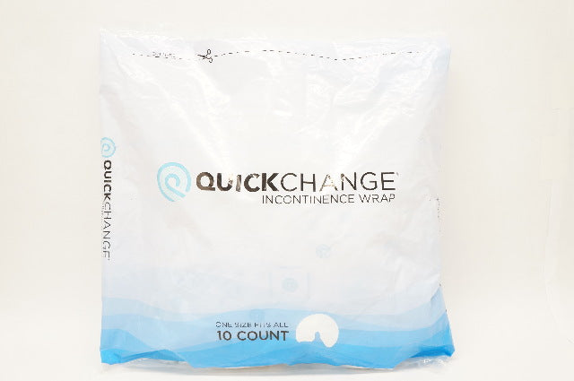 Quick Wraps Incont Ui Medical UIM1010 QuickChange Male Incontinence Wraps - Pack of 10
