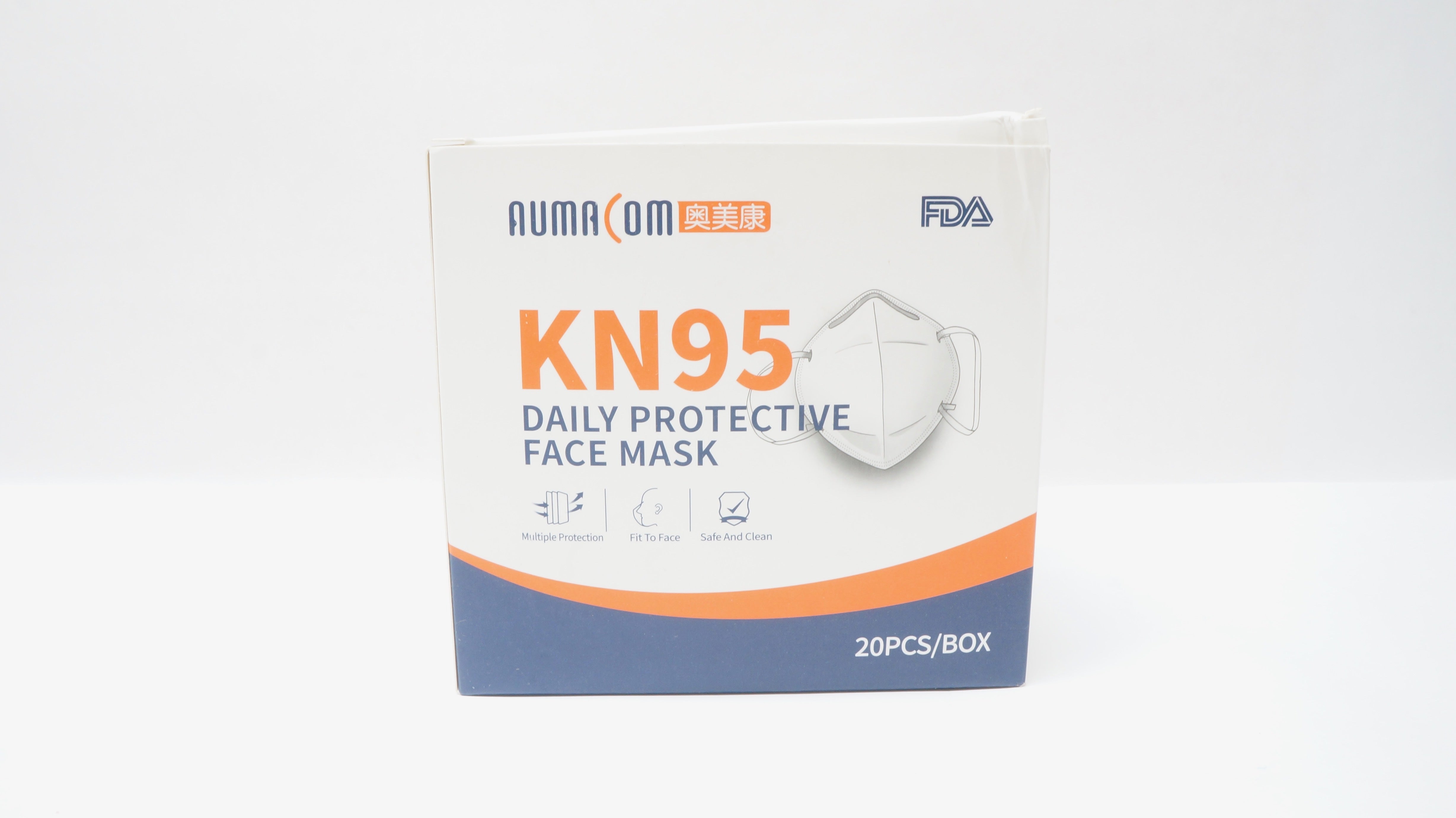 Sanjiao Oral Health AumaCom KN95 Daily Protective Face Mask - Box of 20