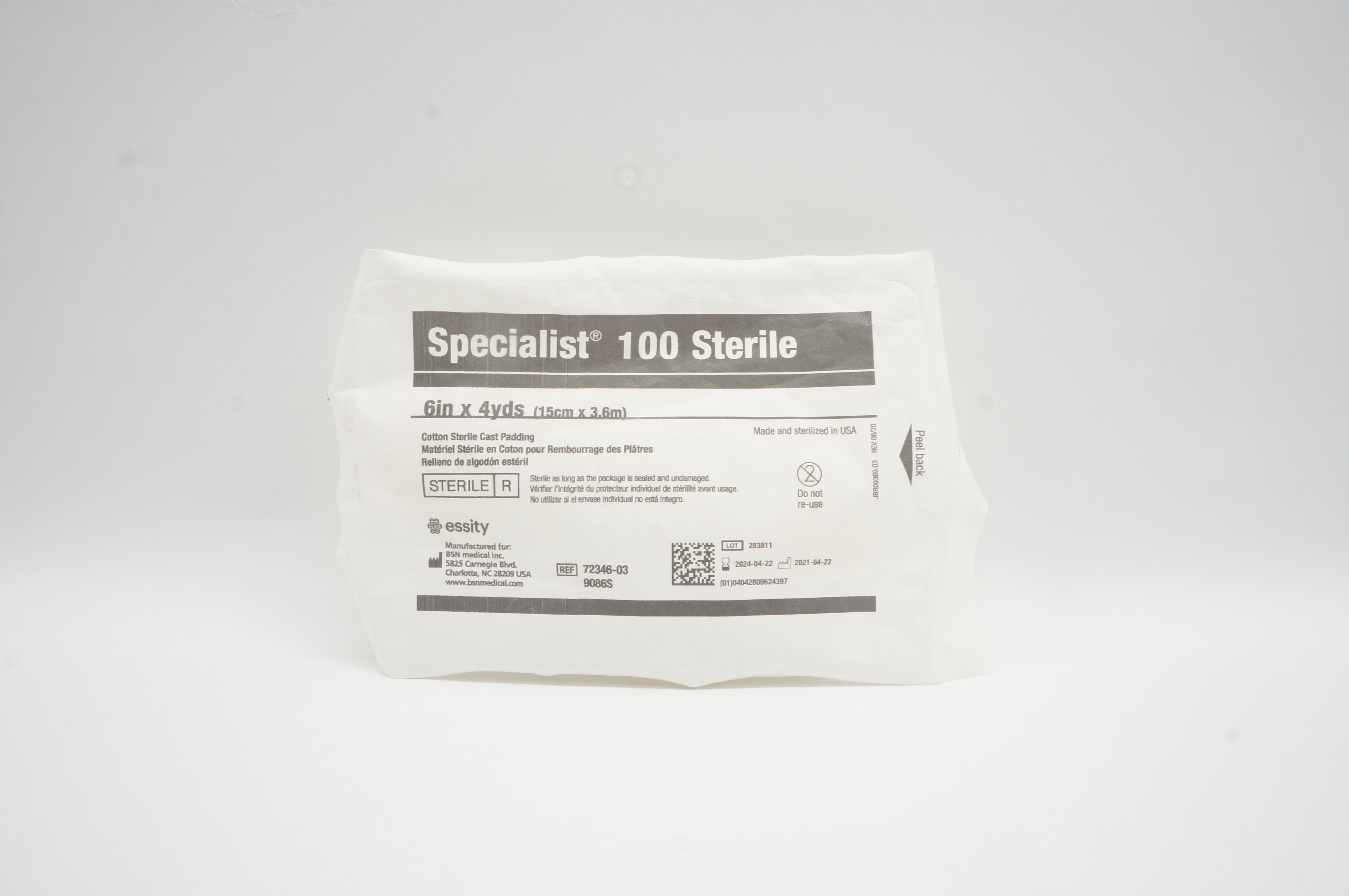BSN Medical 72346-03 Specialist 100 Sterile 6inch x 4yds