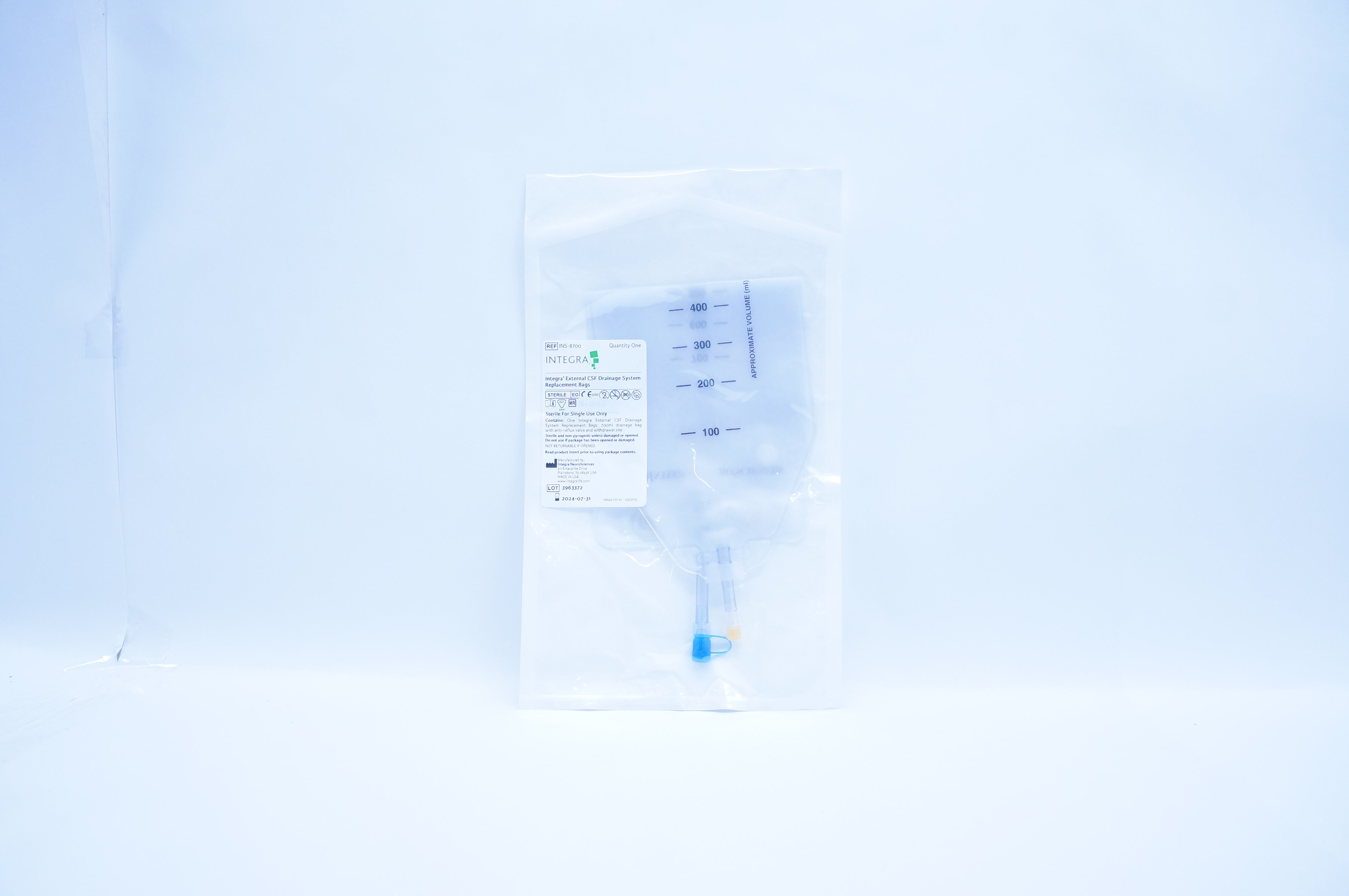 Integra INS-8700 External CSF Drainage System Replacement Bags (x)