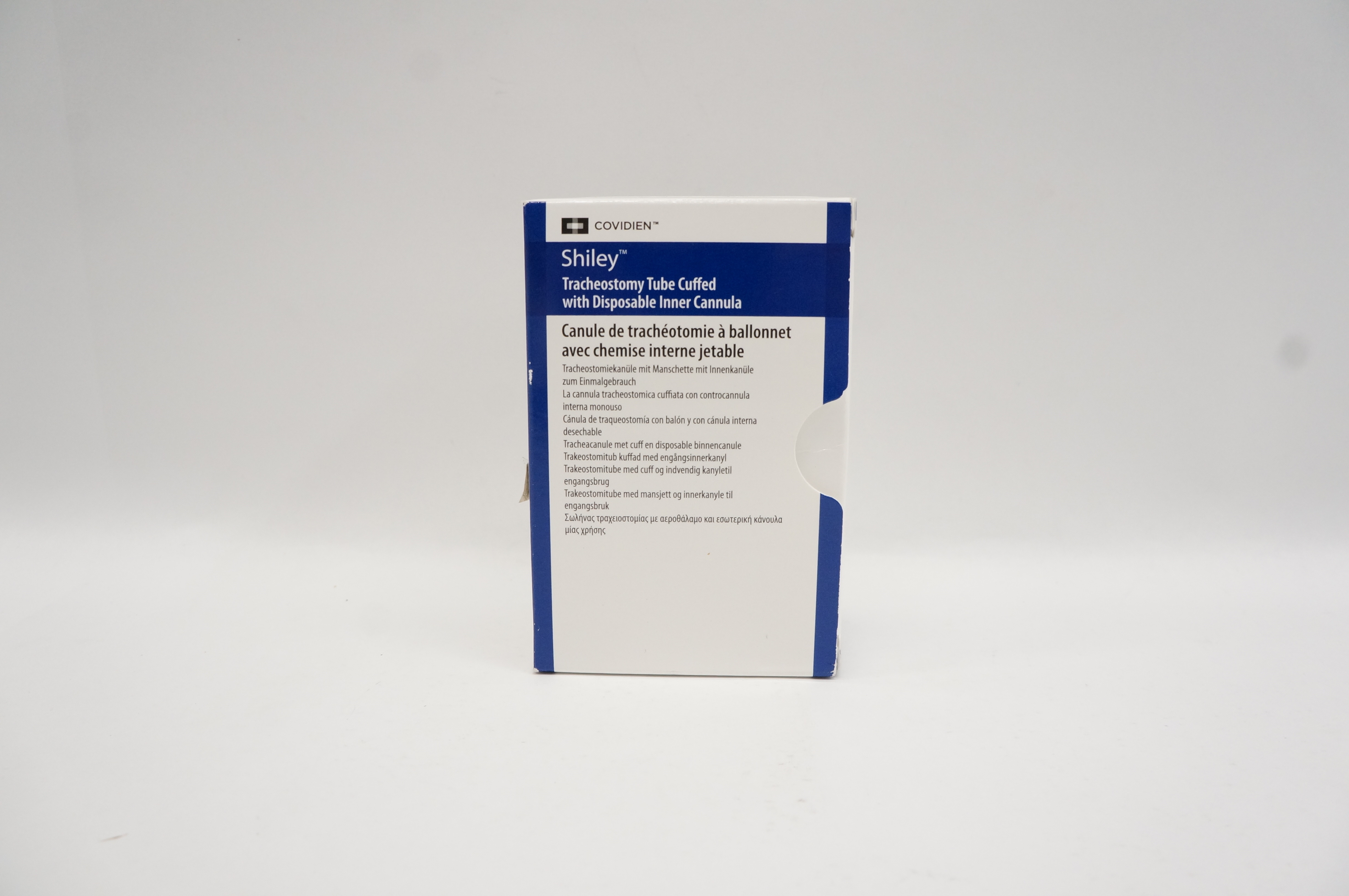 Covidien 8DCT Shiley Tracheostomy Tube Cuffed 7.6 ID x 12.2 OD x 27.0 x 79mm (x)