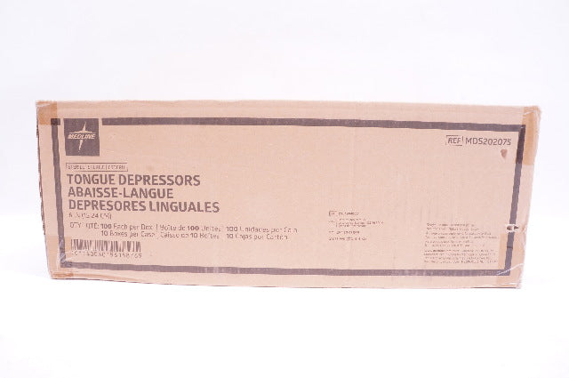 Medline MDS202075 Tongue Depressors 6inch - Case of 1000