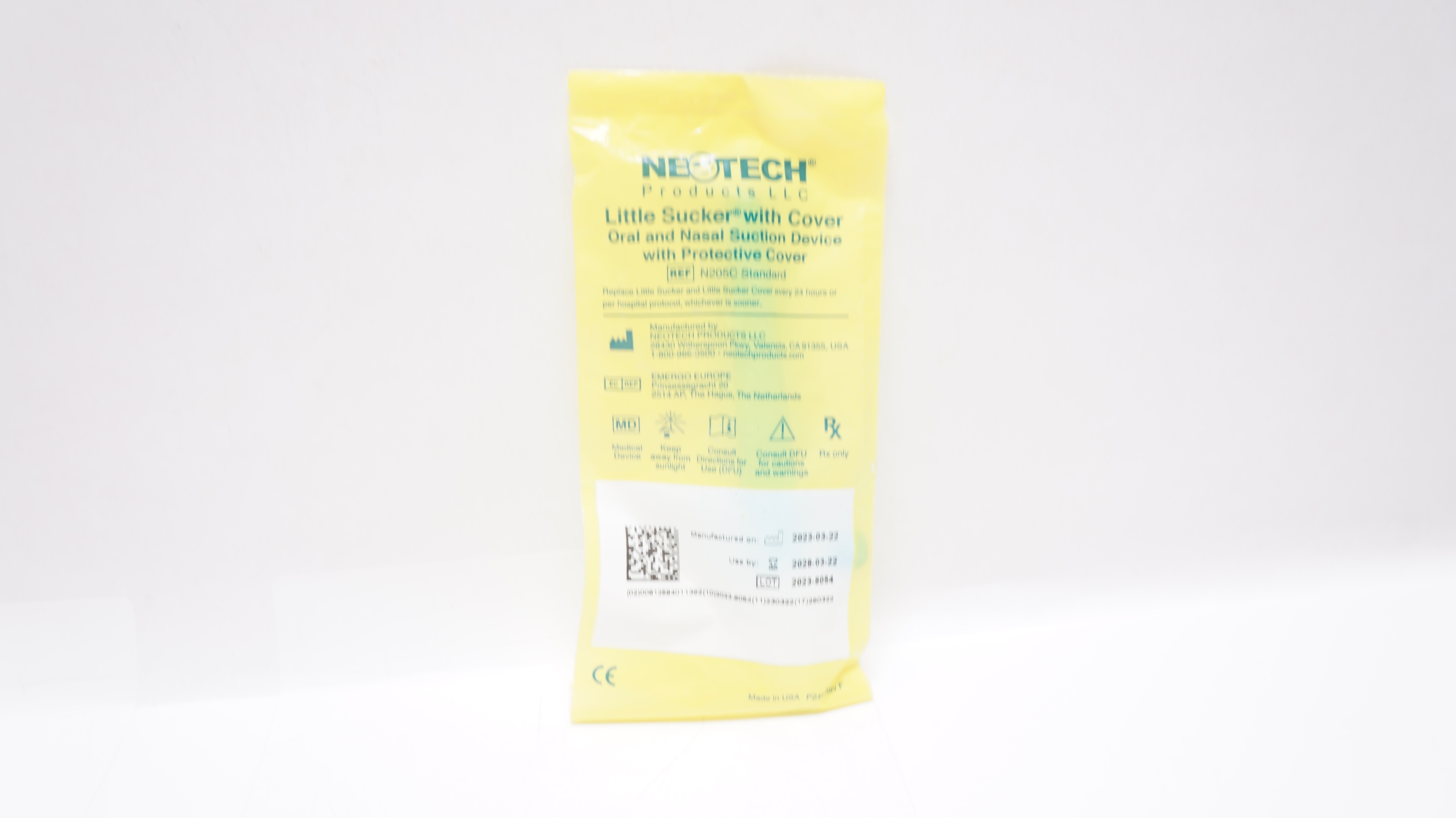 NeoTech N205C Little Sucker with Cover Oral and Nasal Suction Device w