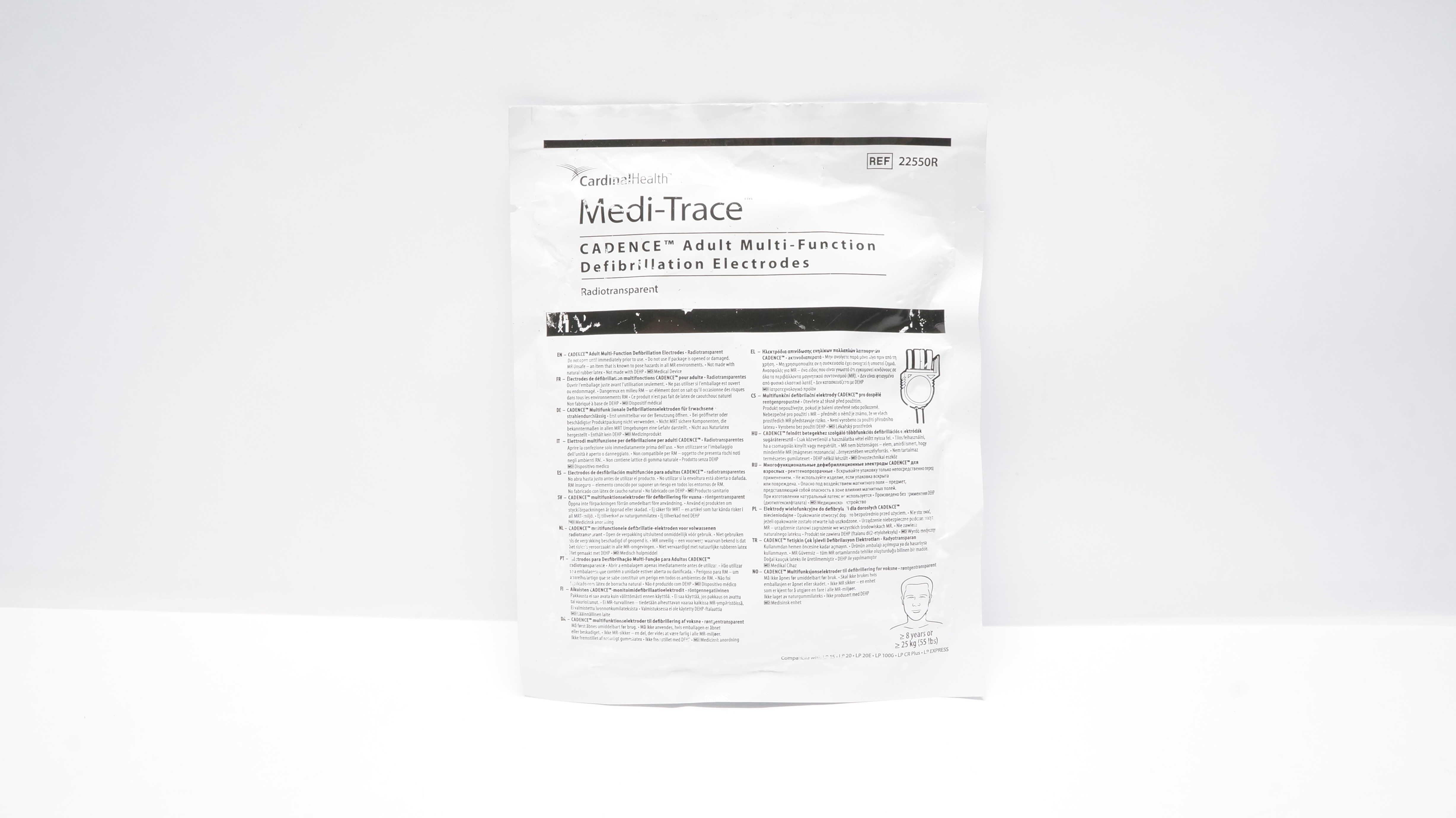 Cardinal Health 22550R Medi-Trace Adult Multi-Function Electrodes (x)