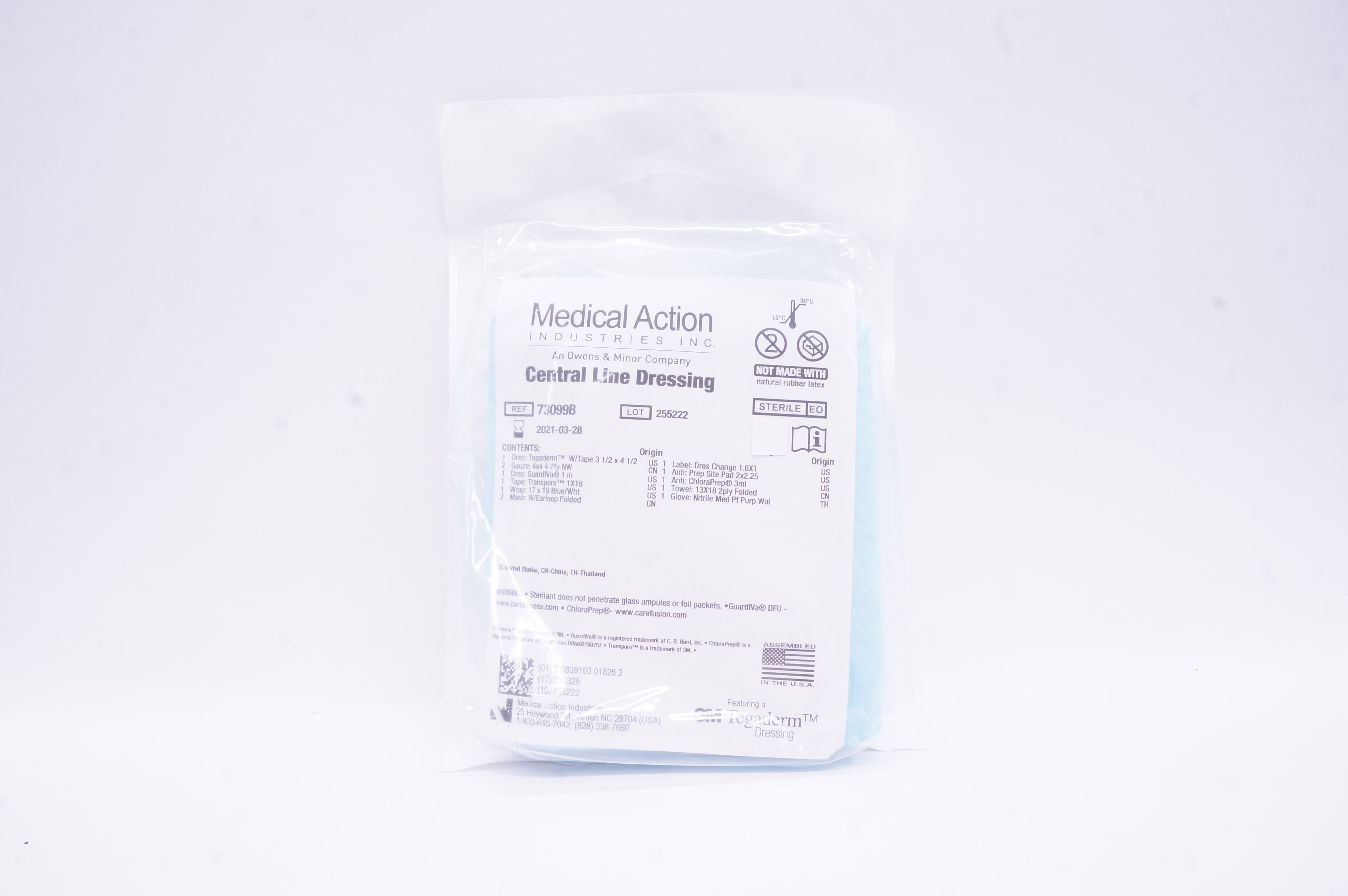 3M 73099B Tegaderm Medical Action Central Line Dressing (x)