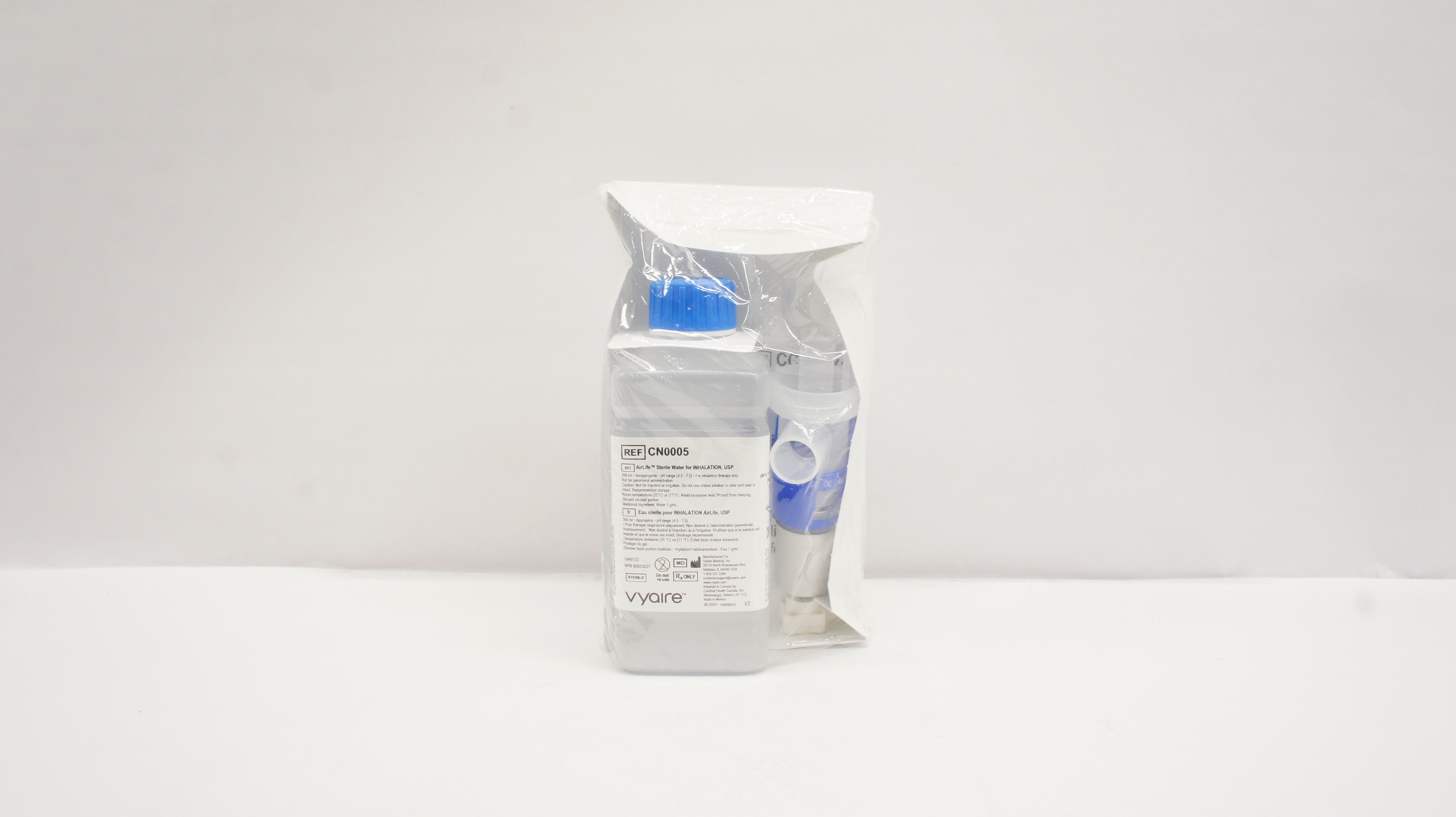 Vyaire CN0005 AirLife Sterile Water for Inhalation 500mL