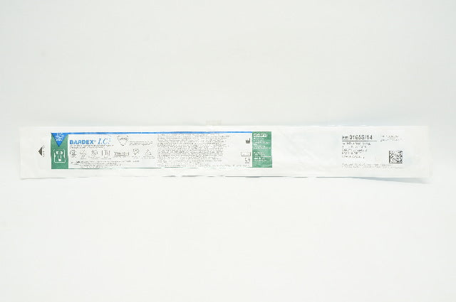 Bard 0165SI14 Bardex Anti-Infective Foley Cath. 14Fr. 5cc/mL Ribbed Balloon (x)