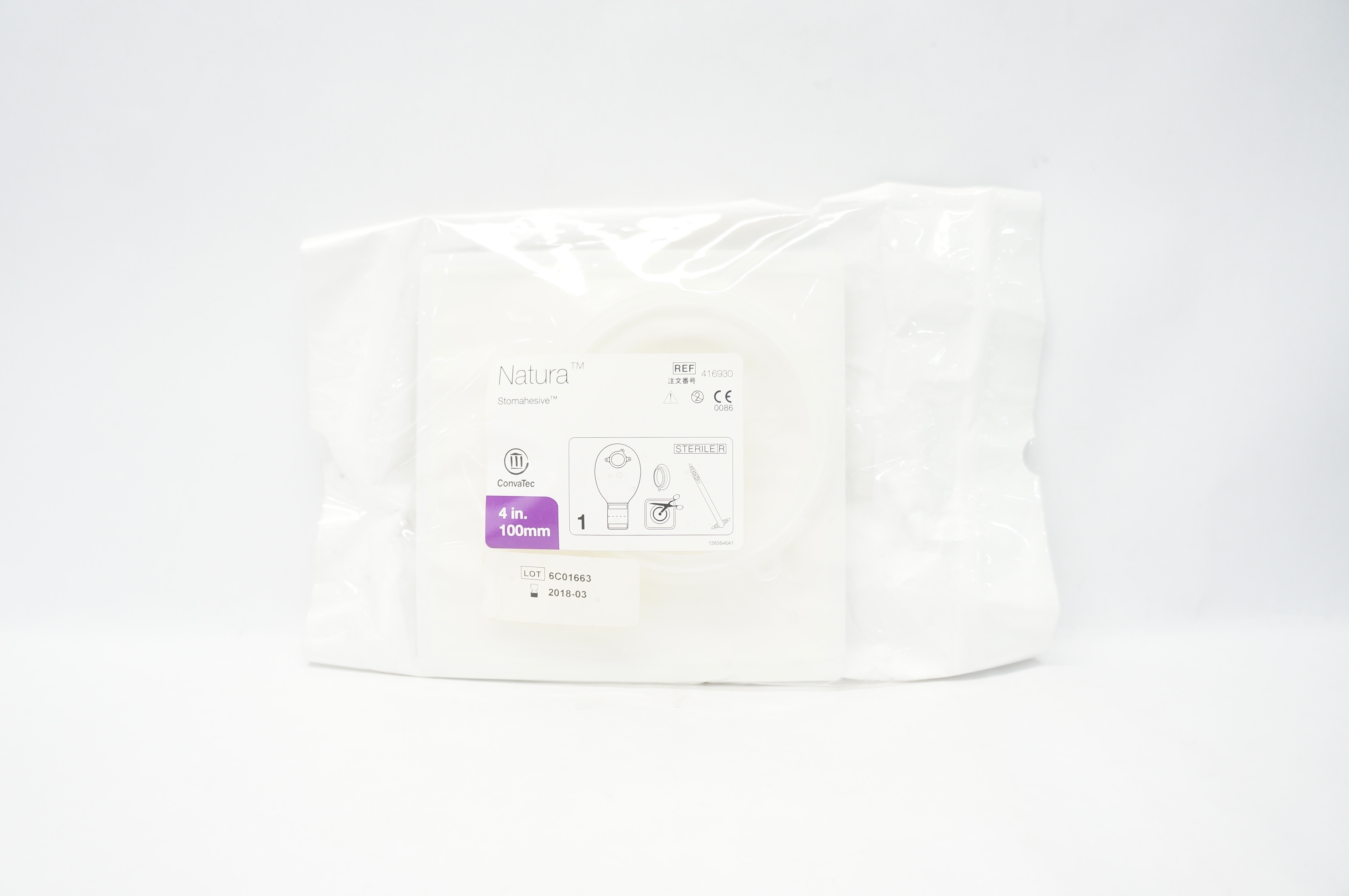 ConvaTec 416930 Natura Stomahesive 4in x 100mm (x)