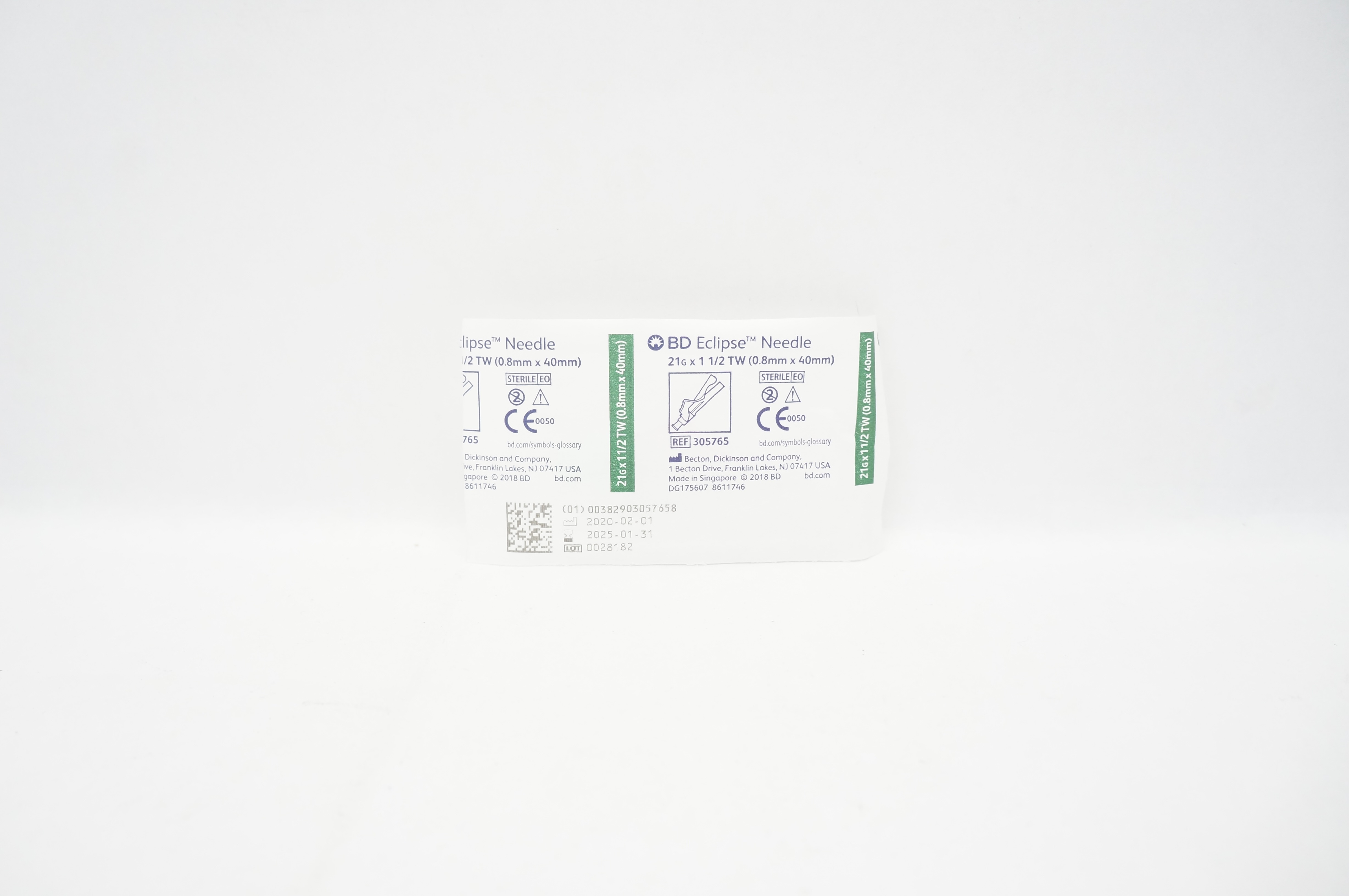 BD 305765 Eclipse Ndle 21G x 1 1/2TW