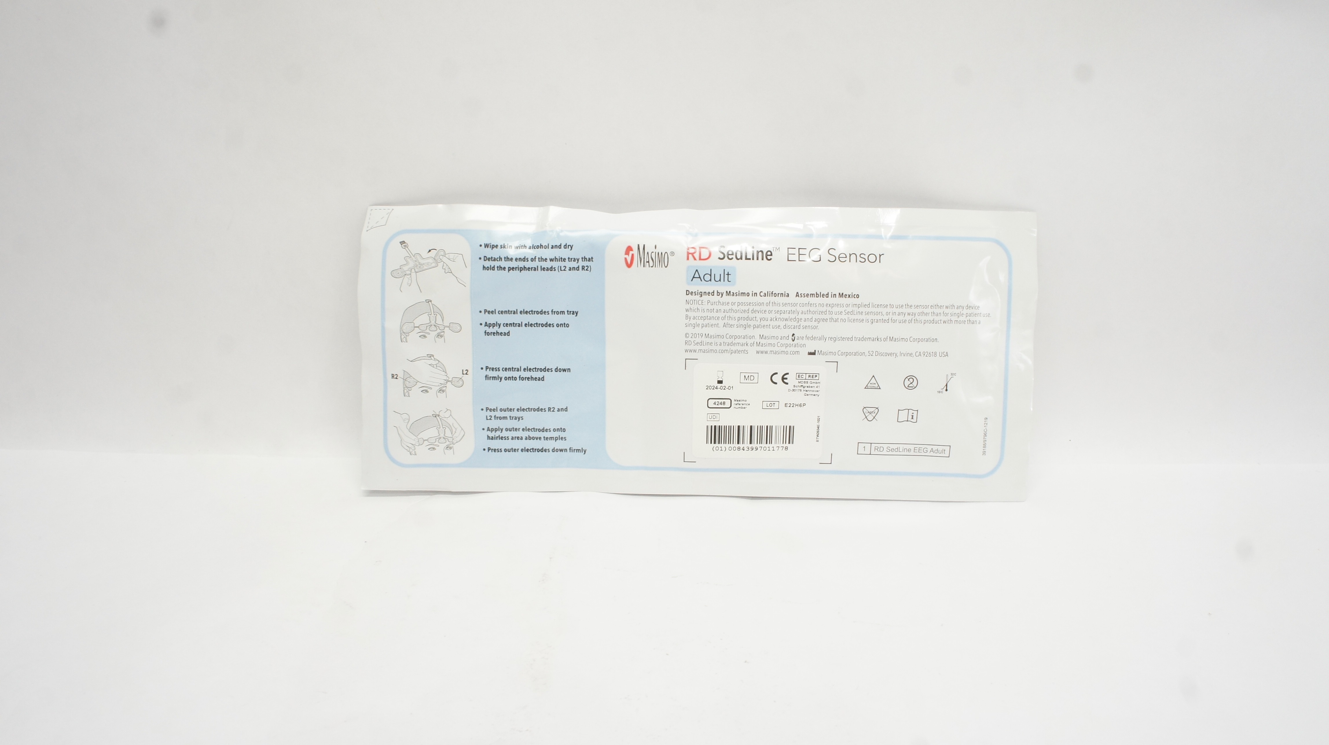 Masimo 4248 RD Sedline EEG Sensor Adult (x)
