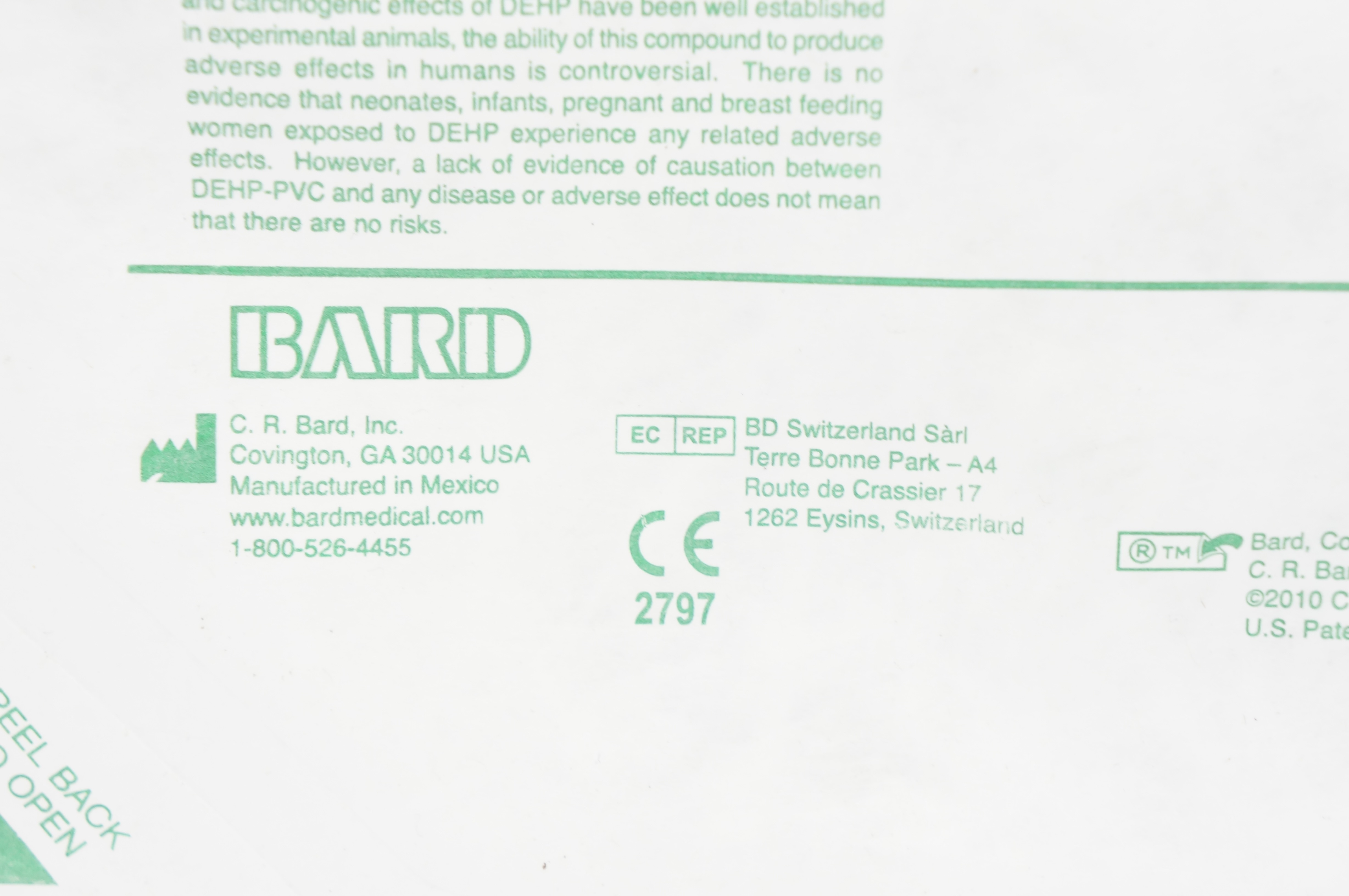 Bard 153204 Latex-Free 350mL Urine Meter with Bag and Bard