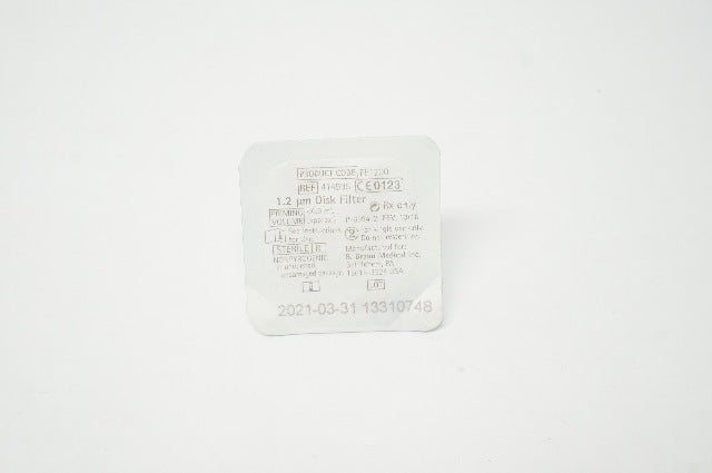 B.Braun 414995 Disk Filter 1.2 µm Priming Volume <0.9 ml (approx.) (x)