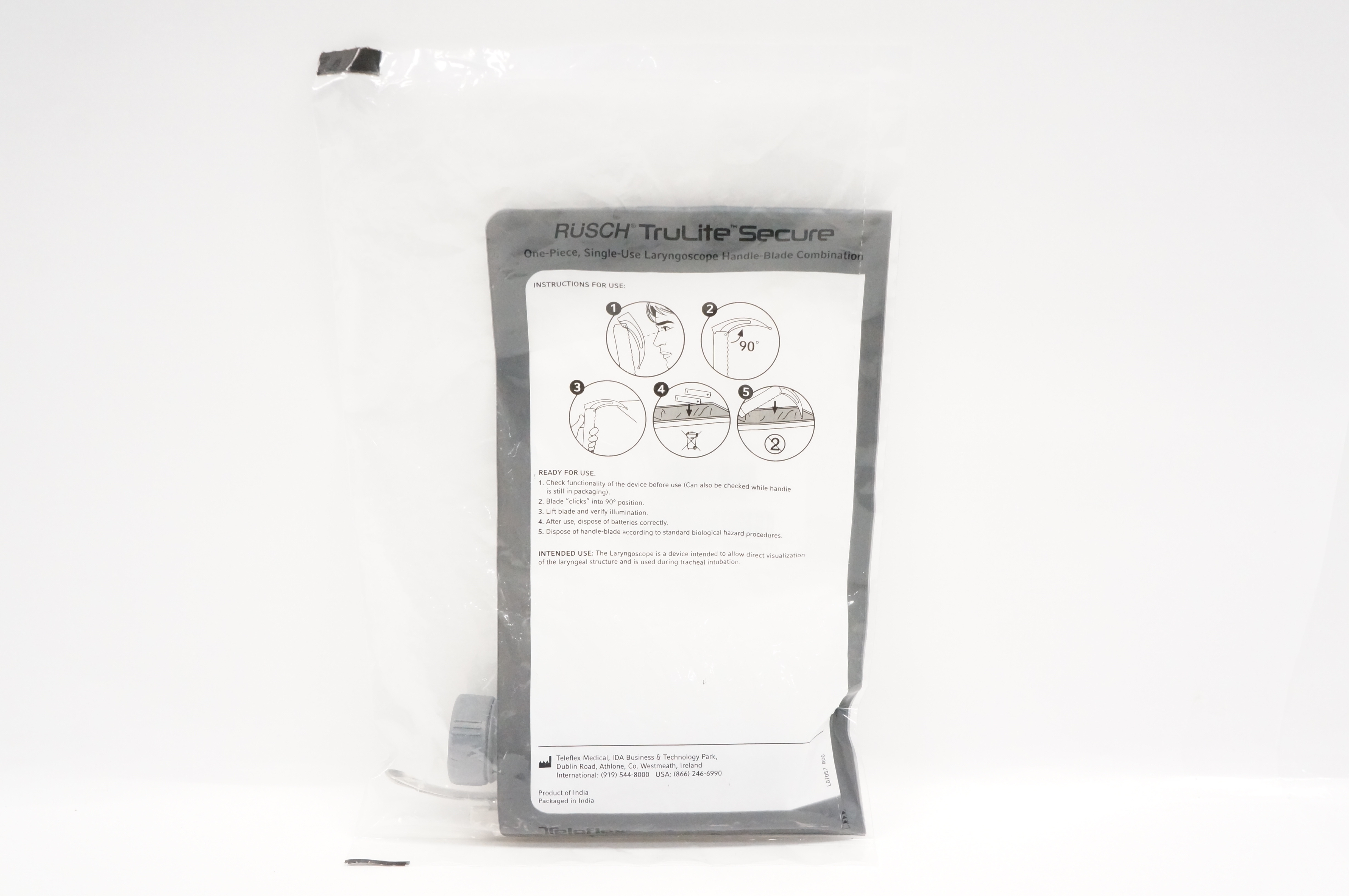 Teleflex 004670002 Rusch TruLite Laryngoscope Handle-Blade Combination ...