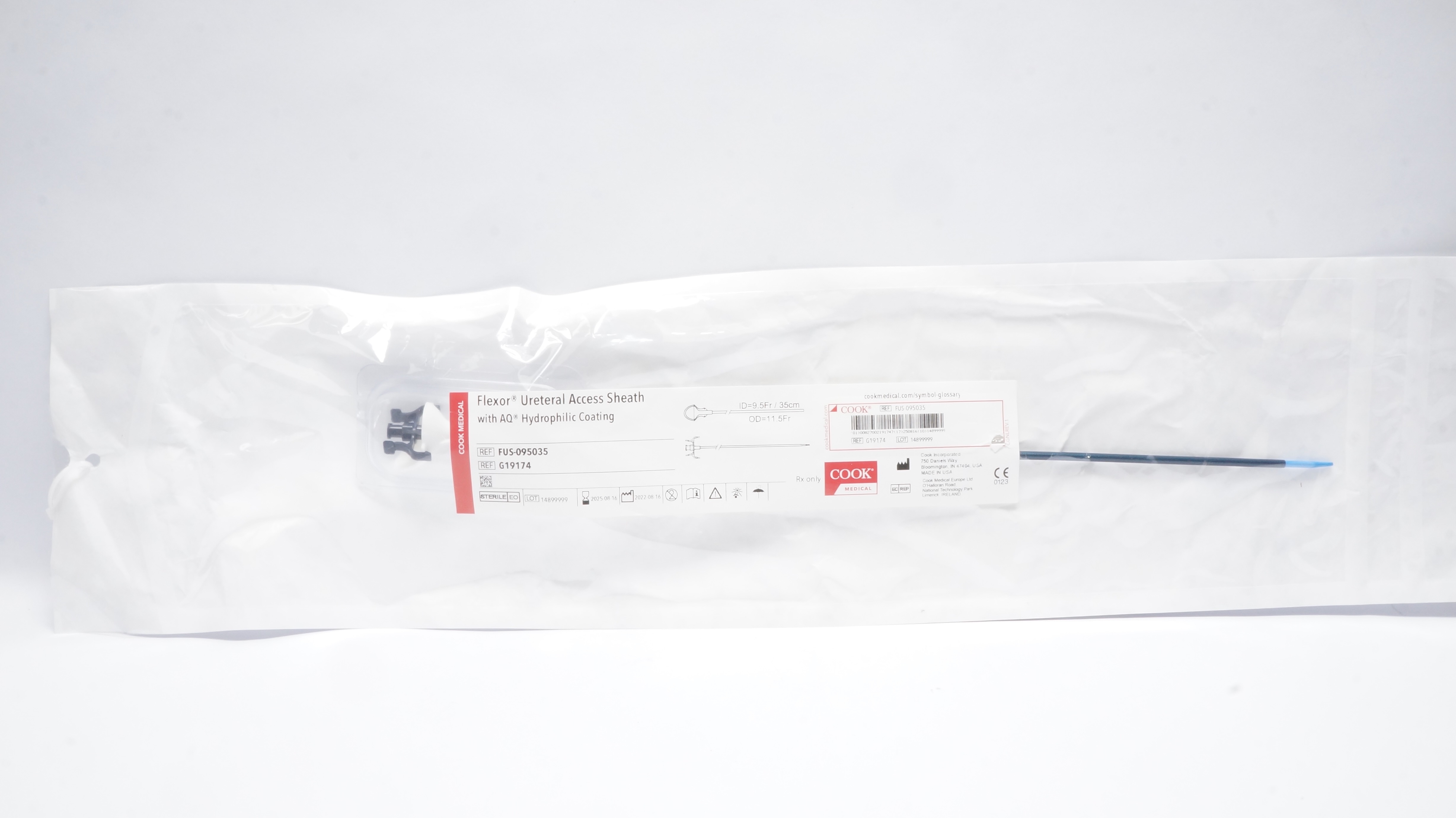 Cook Medical G19174 Flexor Ureteral Access Sheath w/AQ Hydrophilic Coating