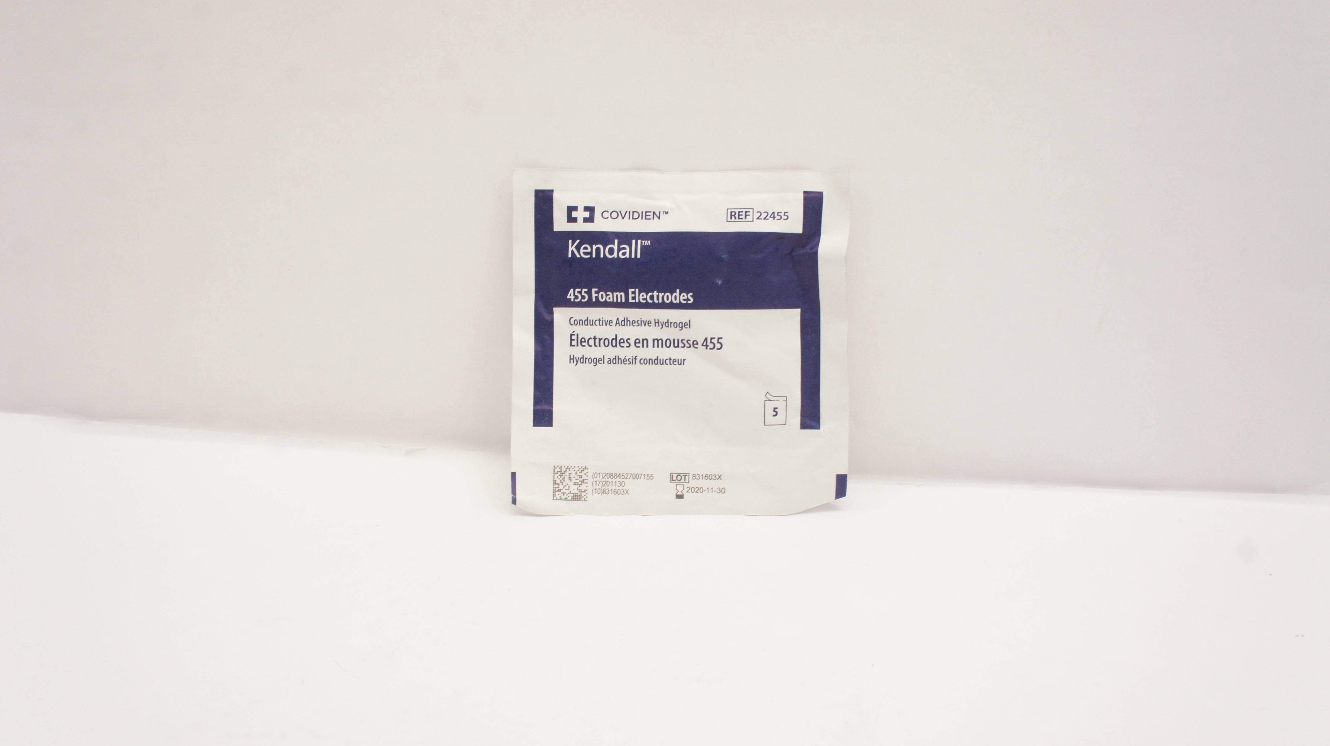 Covidien 22455 Kendall 455 Foam Electrodes  (x) - Pack of 5