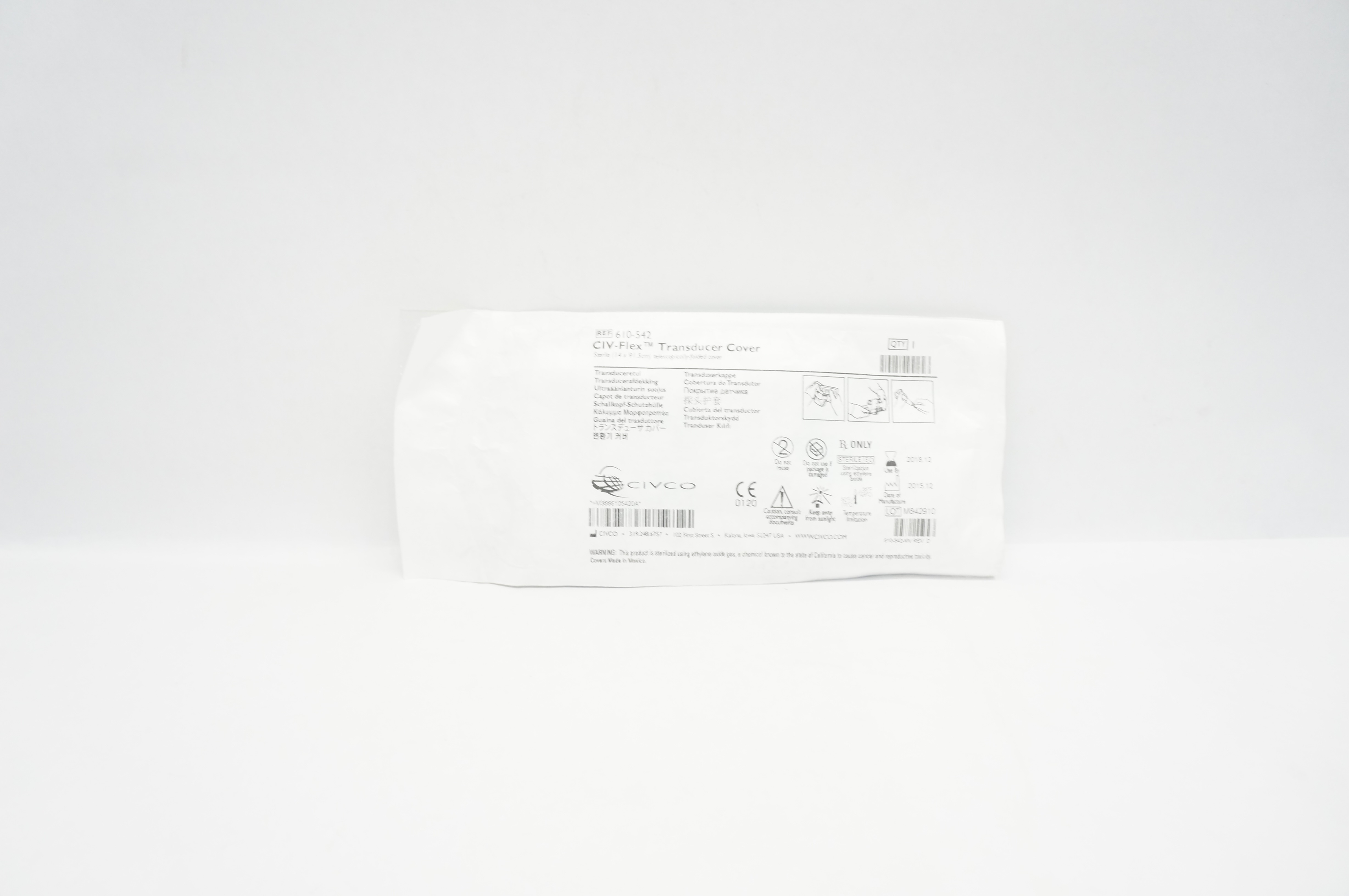 CIVCO 610-542 CIV-Flex Transducer Cover 14 x 91.5cm (x)