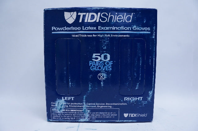 TIDI Shield 932477-1 PowderFree Latex Specialty Gloves, Small - Box of 50