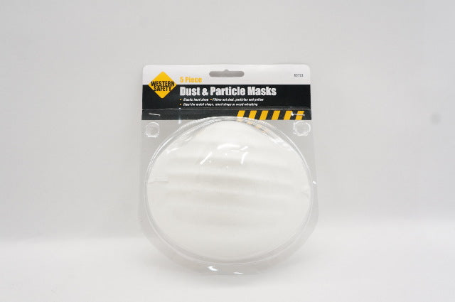 Harbor Freight Tools 63723 Western Safety Dust & Particle Masks - Pack of 5