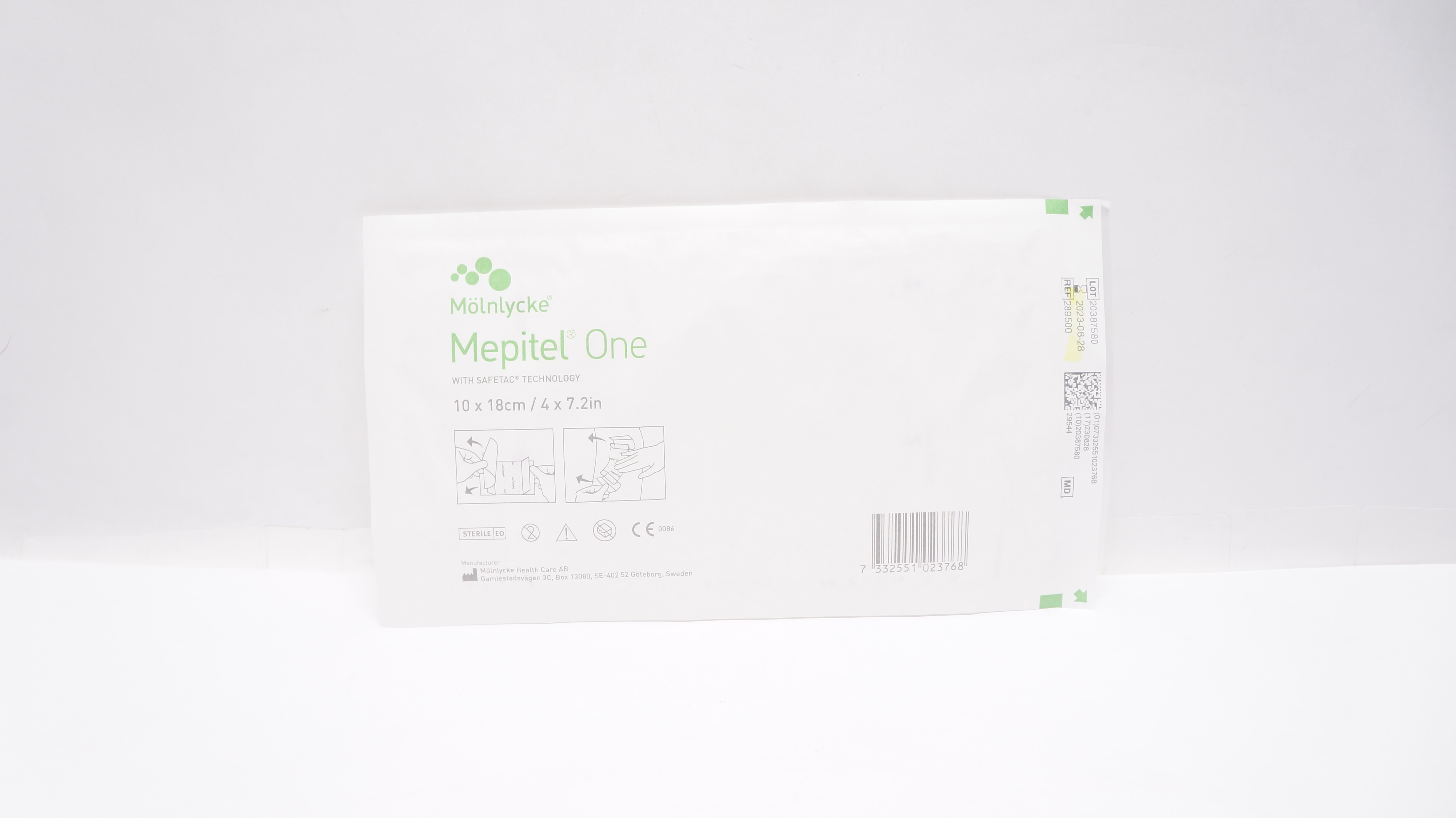 Molnlycke 289500 Mepitel One Wound Contact Layer 4inch x 7.2inch (x)