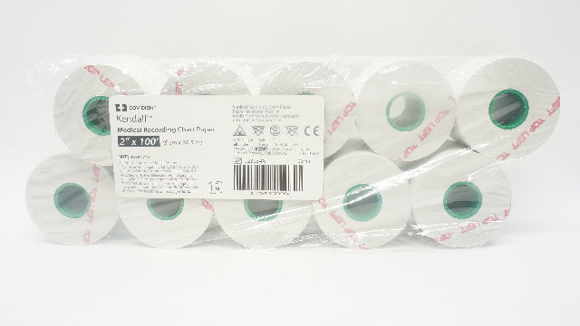 Covidien 30781747 Kendall Medical Recording Chart Paper, 2inch x 100F - Box of 10
