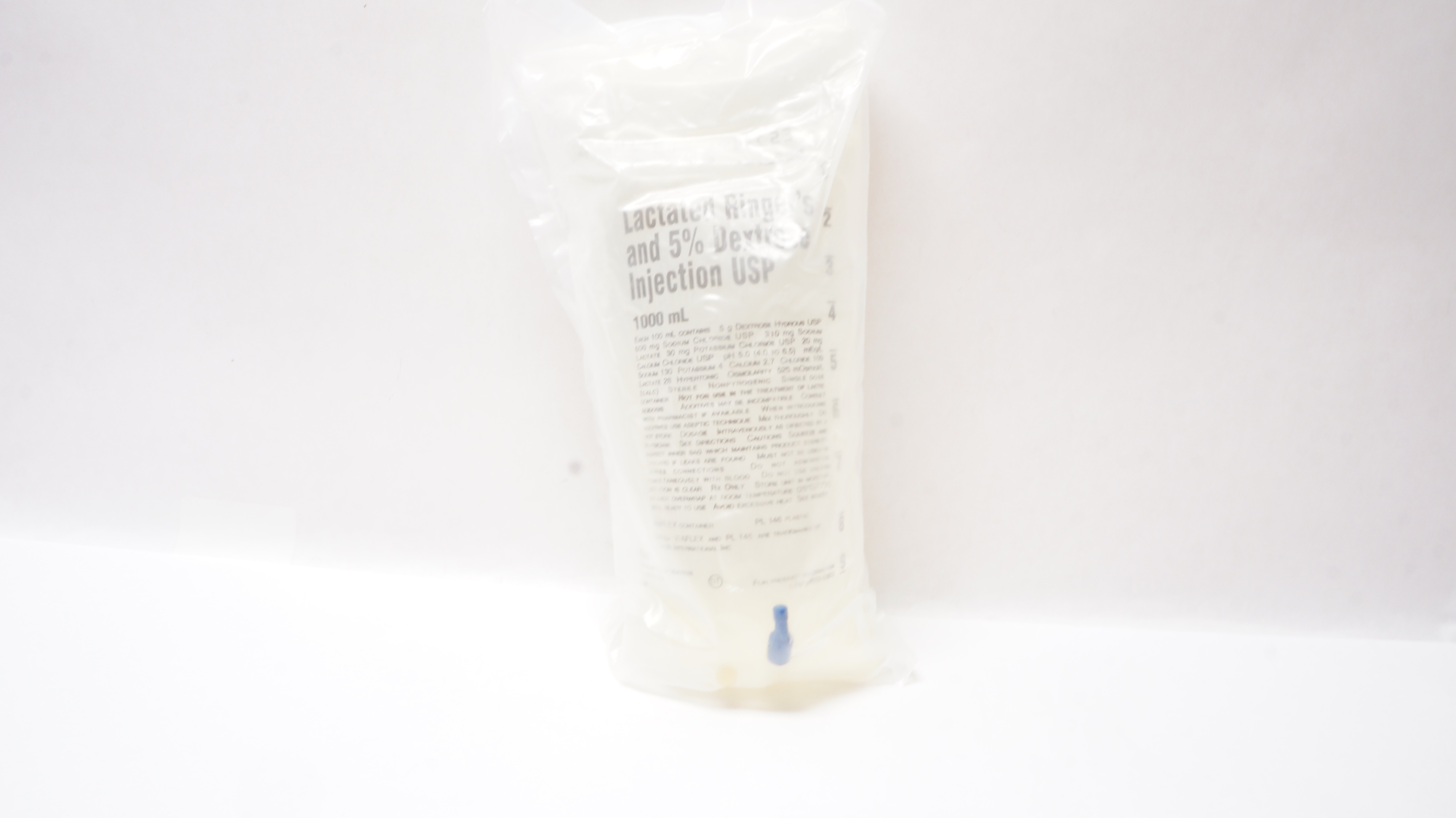 Baxter 2B2074 Lactated Ringer's & 5% Dextrose Injection USP 1000ml