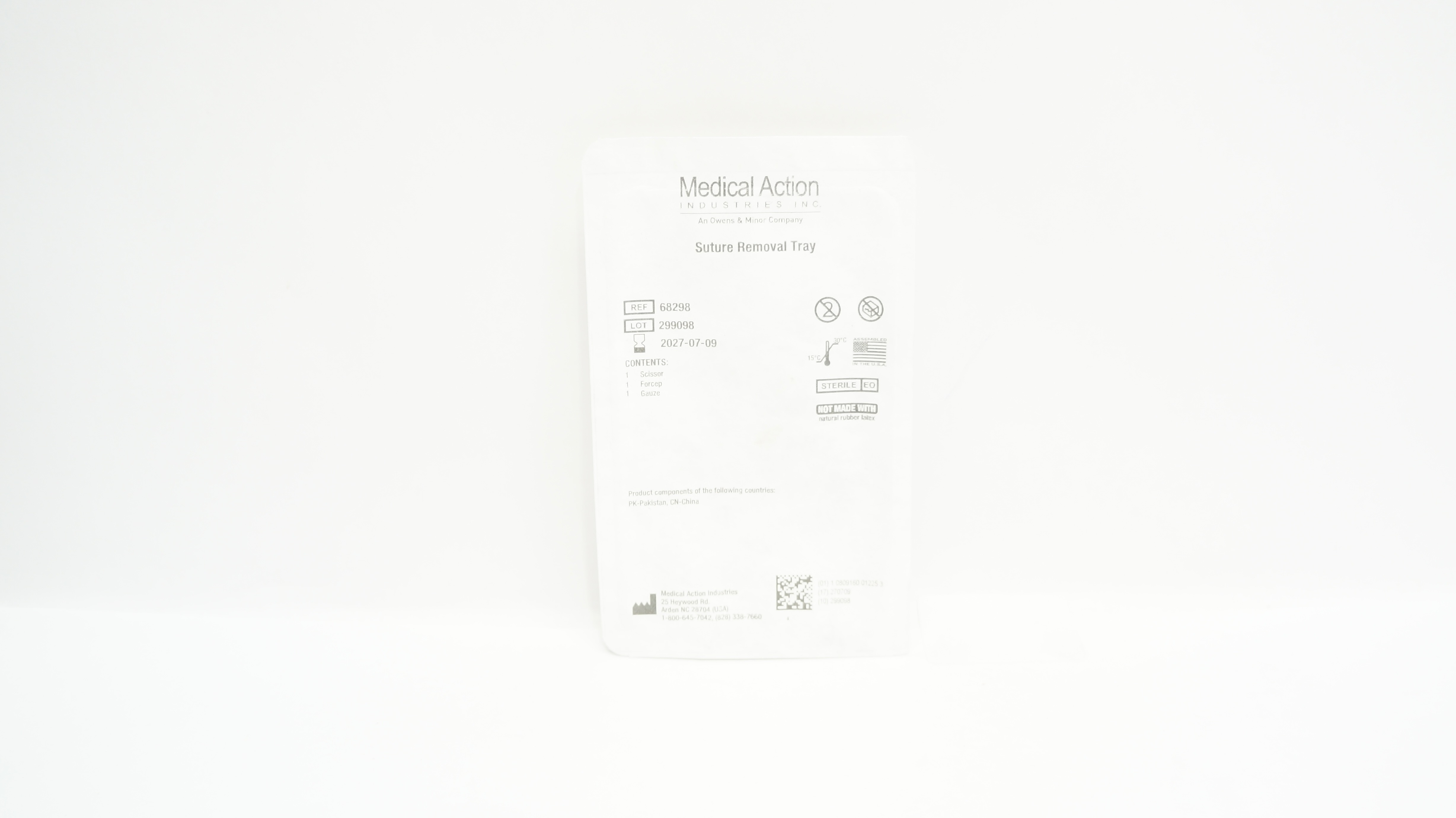 Medical Action 68298 Stre. Removal Tray