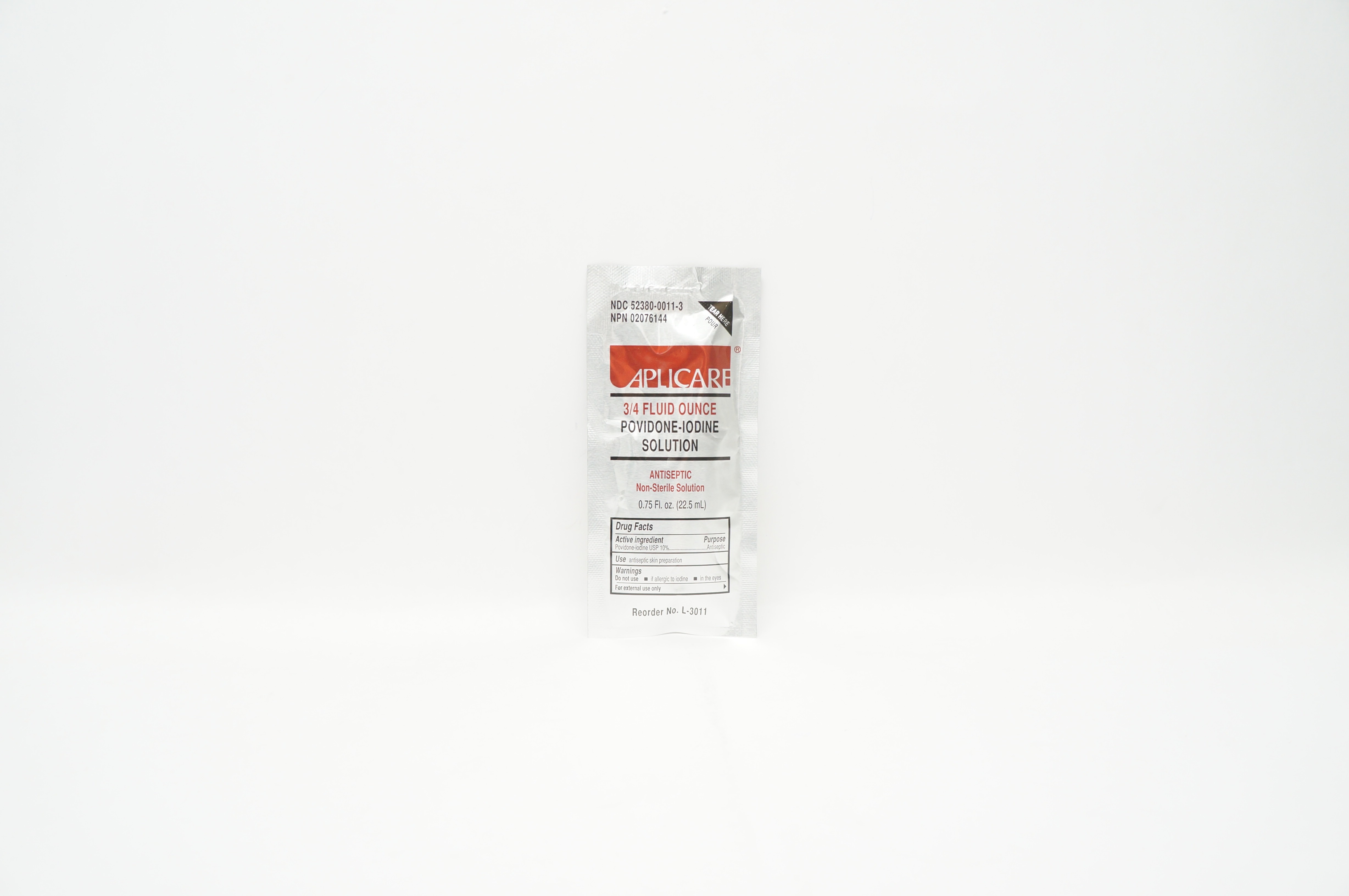 Aplicare L-3011 3/4 Fluid Ounce Povidone-Iodine Solution 22.5ml