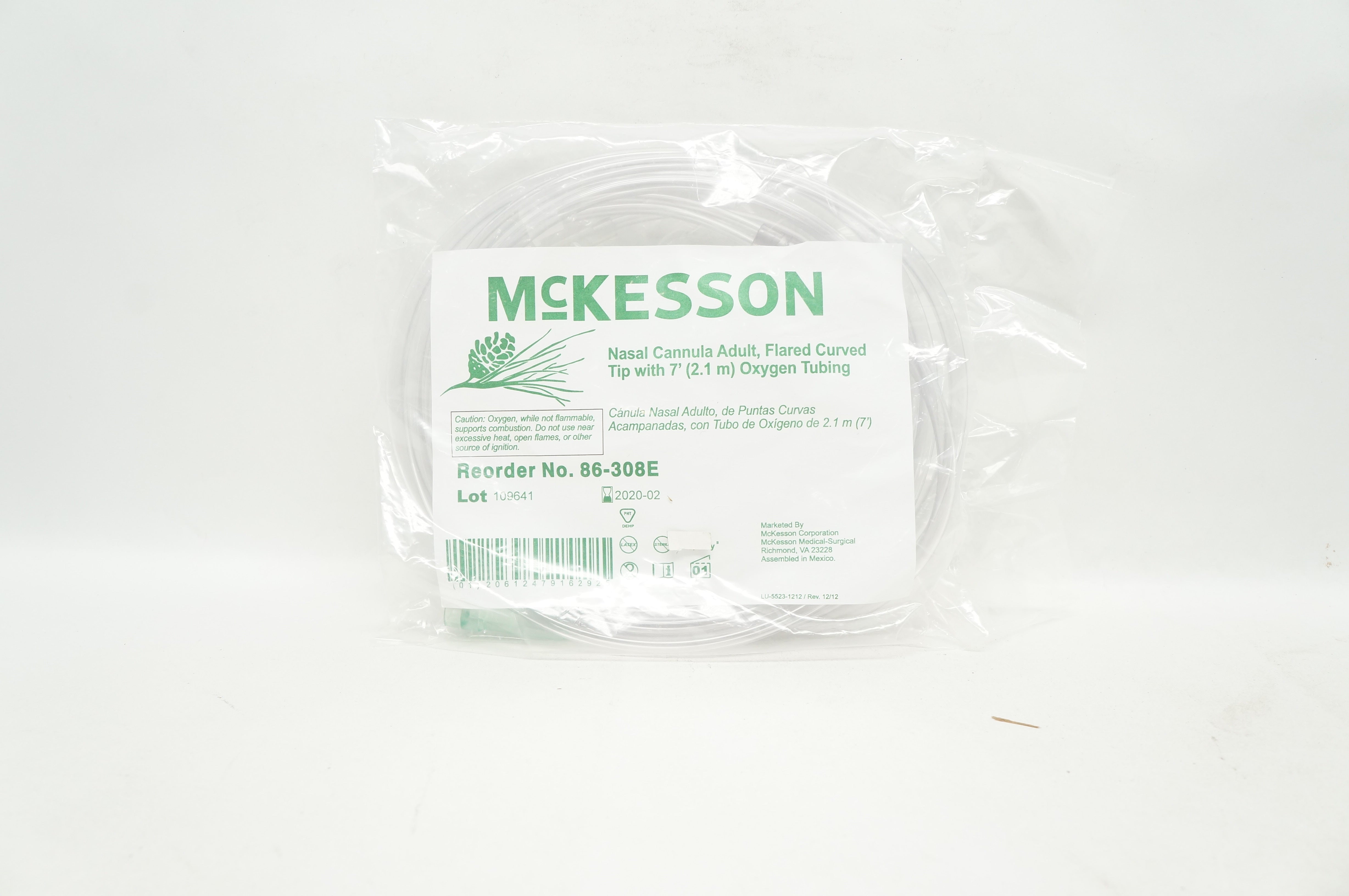 McKesson 86-308E Nasal Cannula, Adult (x)