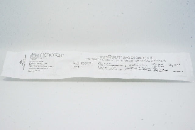 Microtek Medical 2002S Sterile Bag Decanter II