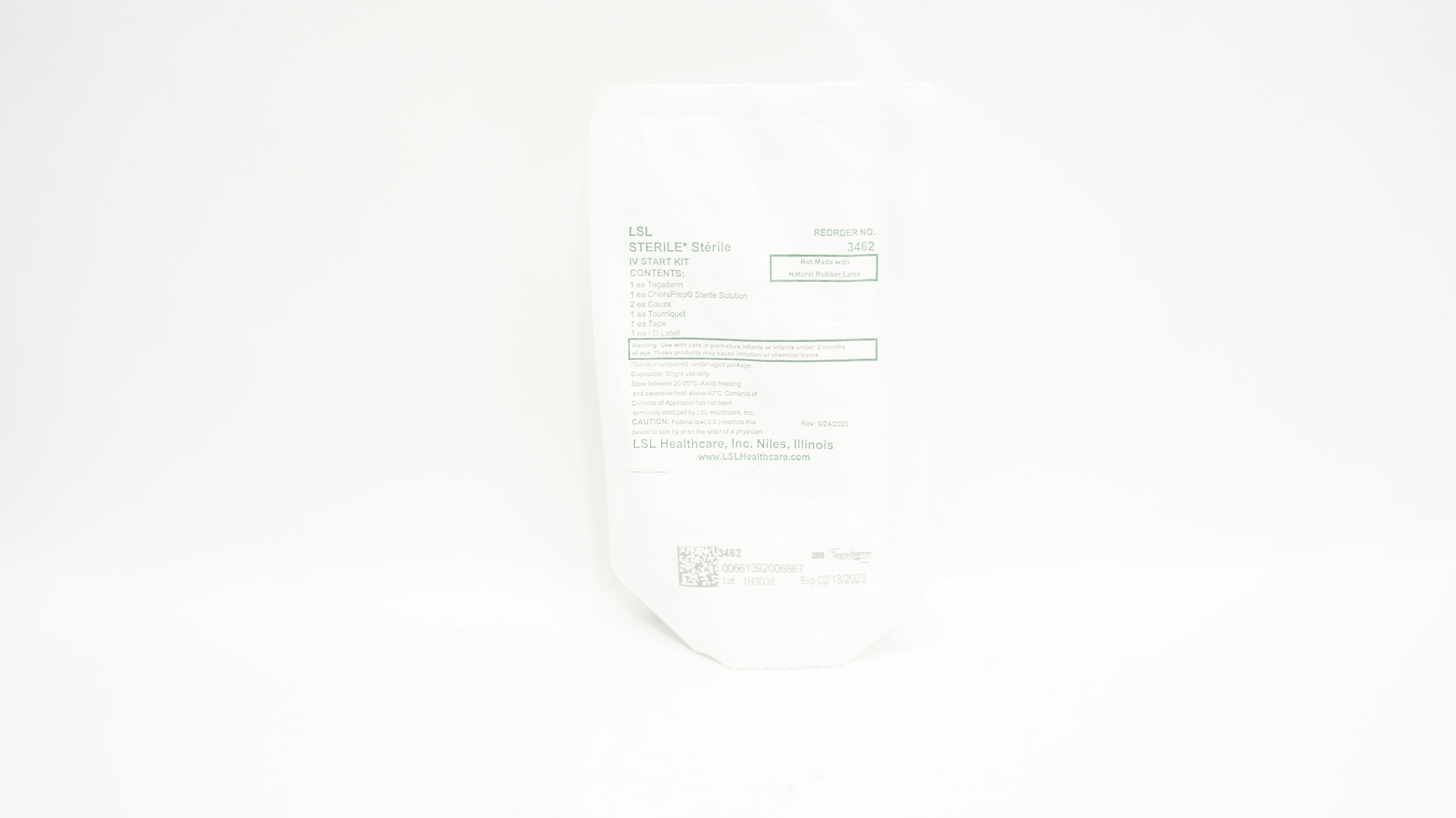 LSL 3462 3M Sterile IV Start Kit (x)