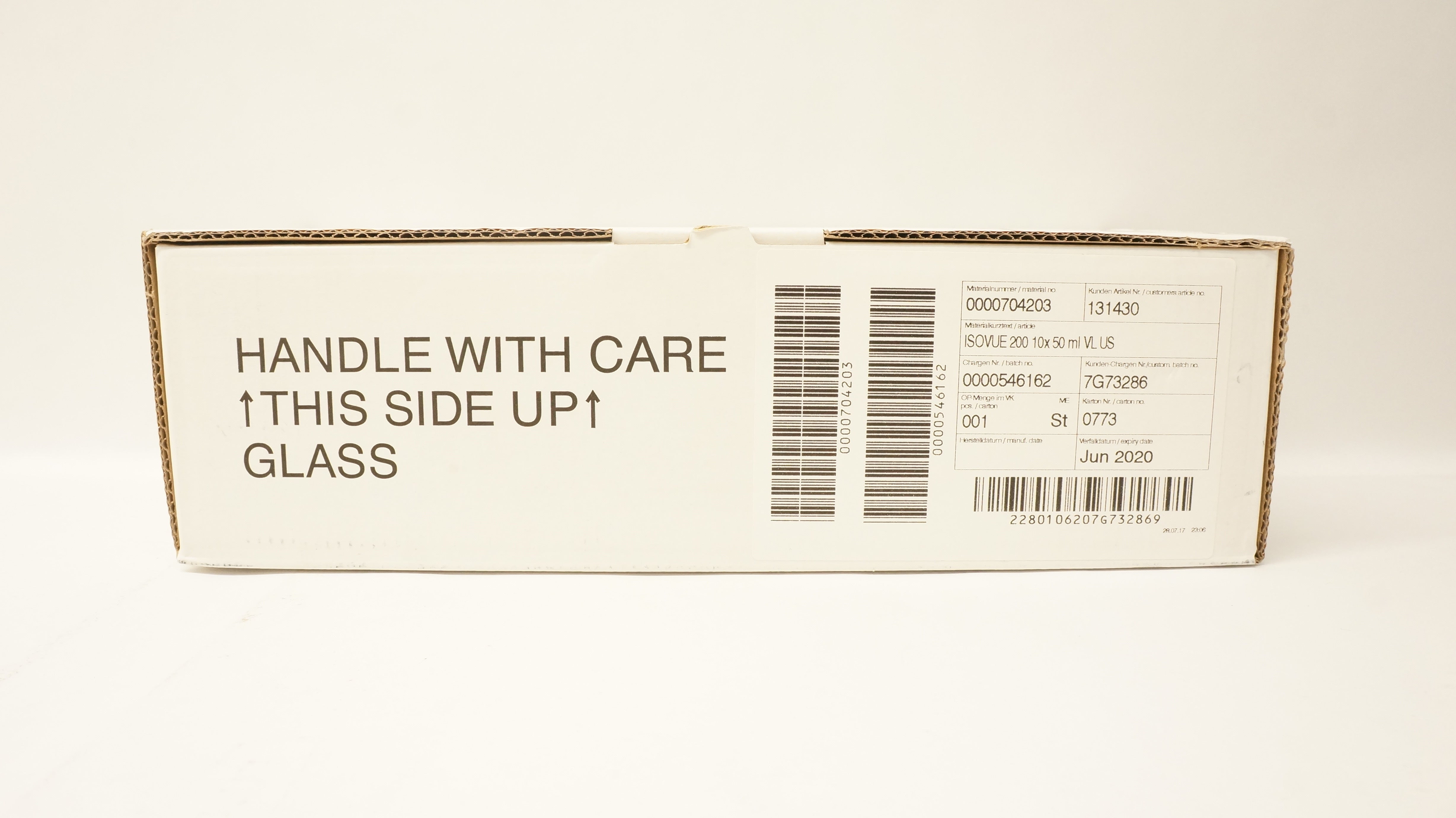 Bracco Diagnostics 131430 ISOVUE 200 VLus 10 x 50 ml (x) Box of 10