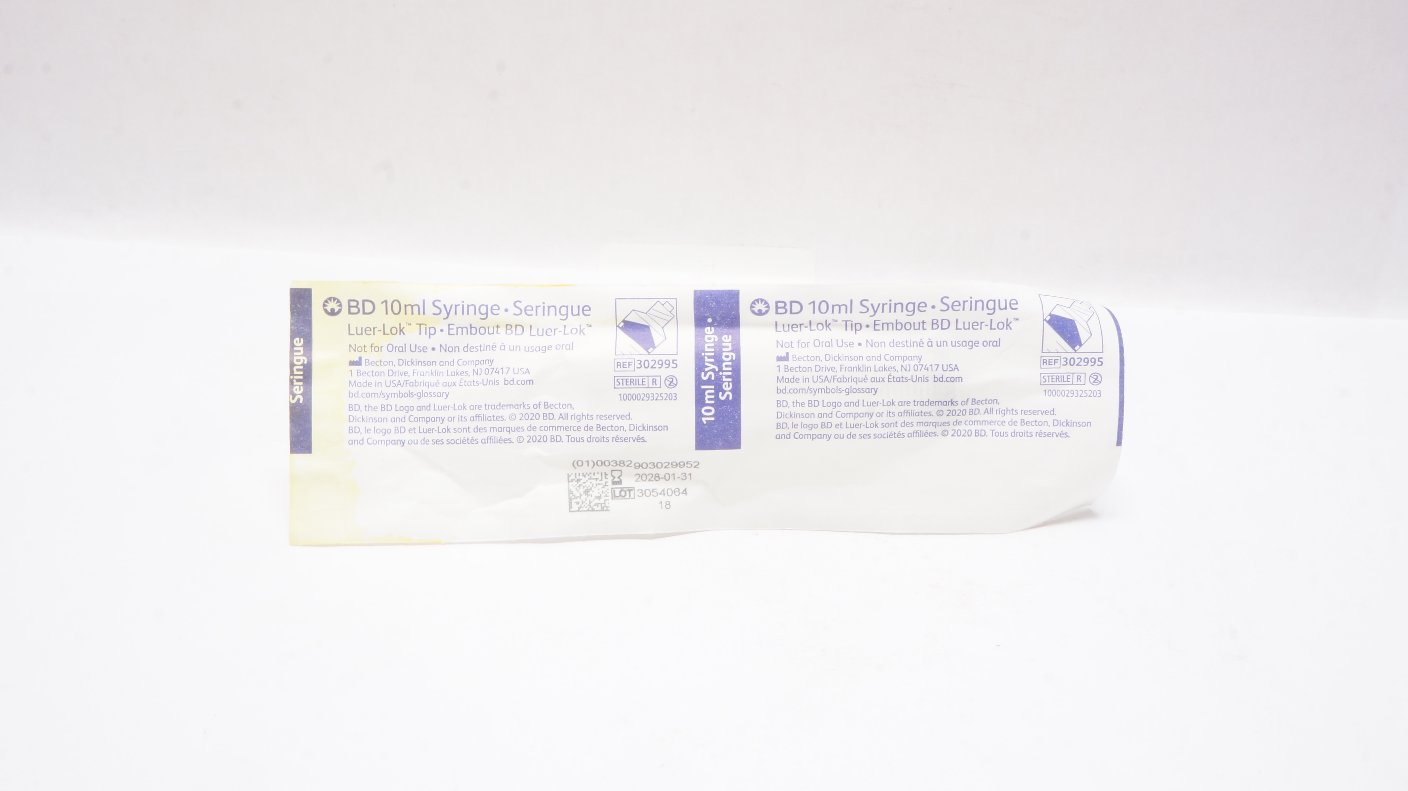 BD 302995 10mL Syringe Luer-Lok Tip