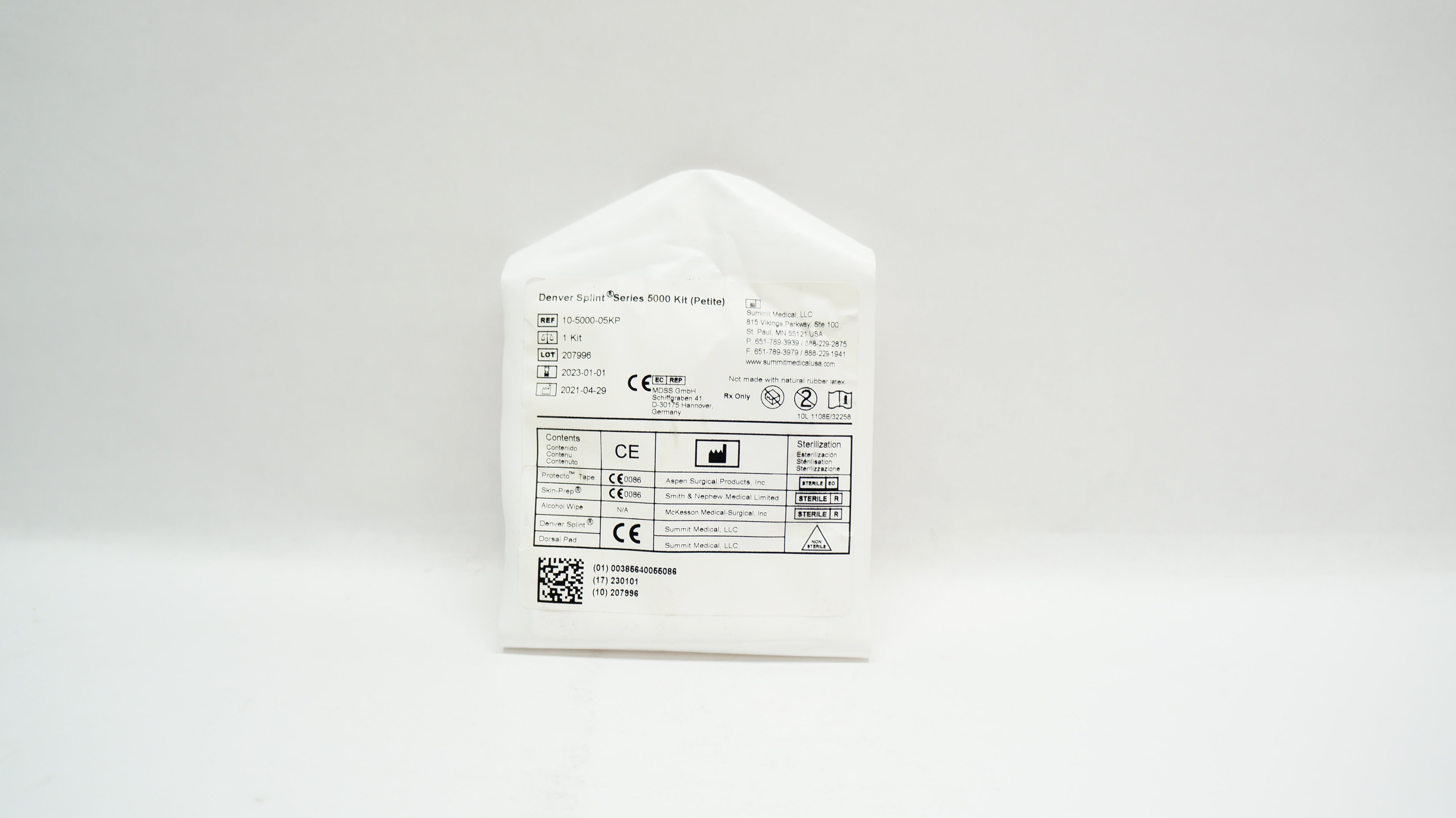 Summit Medical 10-5000-05KP Denver Splint Series 5000 Kit (Petite) (x)