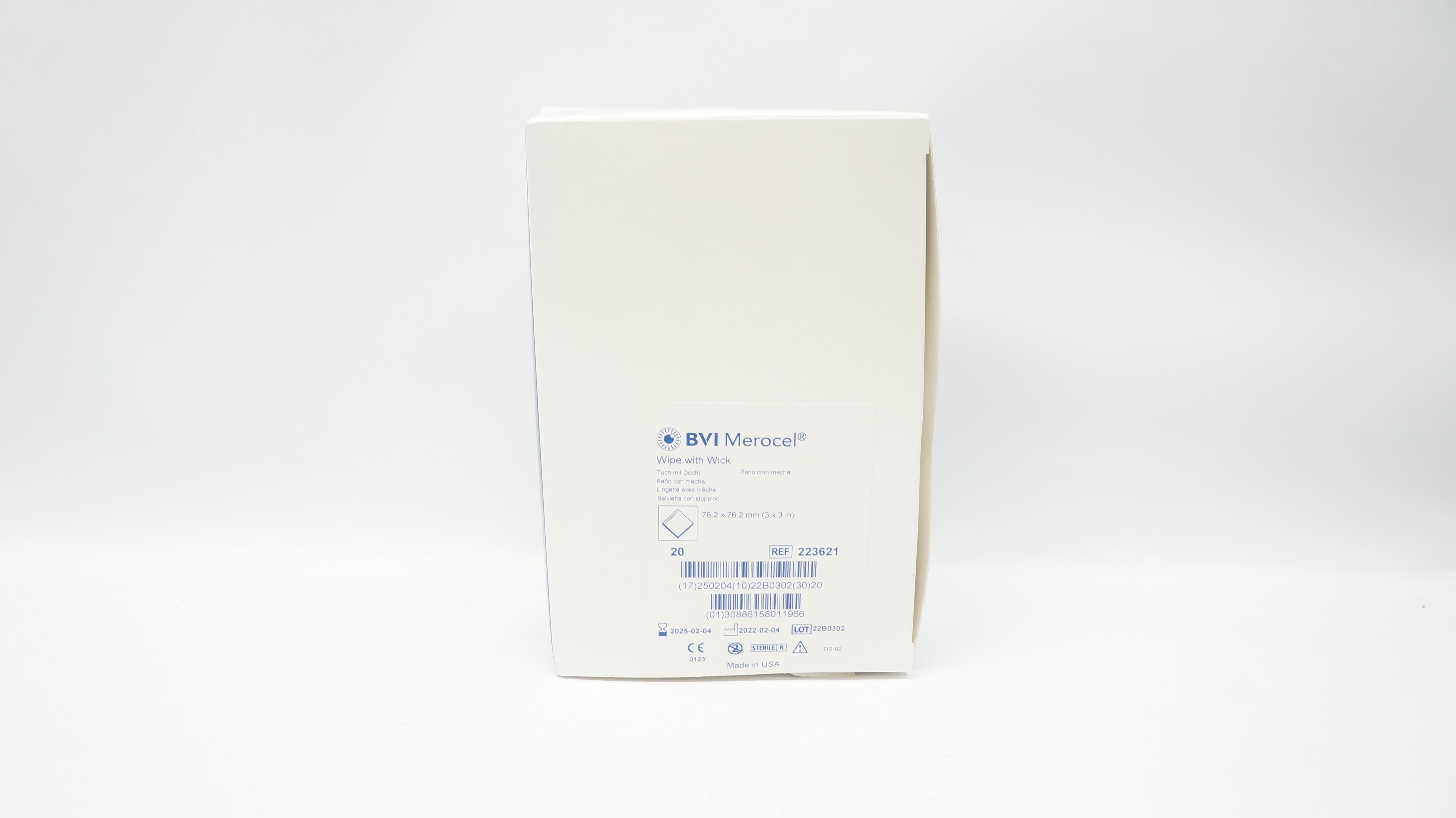 BVI Merocel 223621 Wipe W/Wick 3 x 3In - Box of 20 (x)