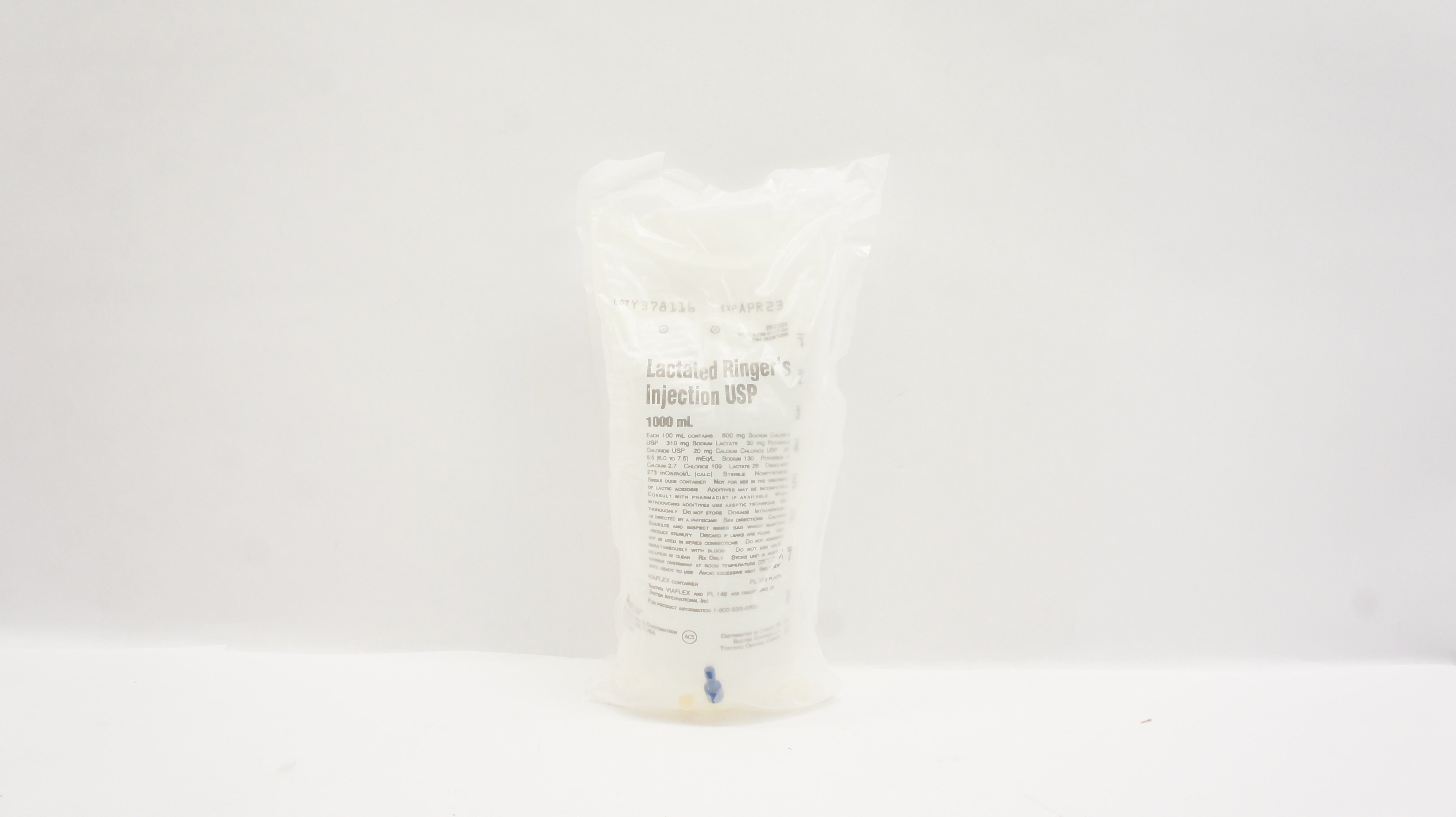 Baxter Lactated Ringer's Injection USP, 1000mL