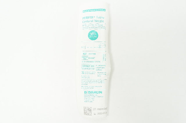 B.Braun 332166 Perifix Tuohy Epidural Ndle 18Ga x 3-1/2in.