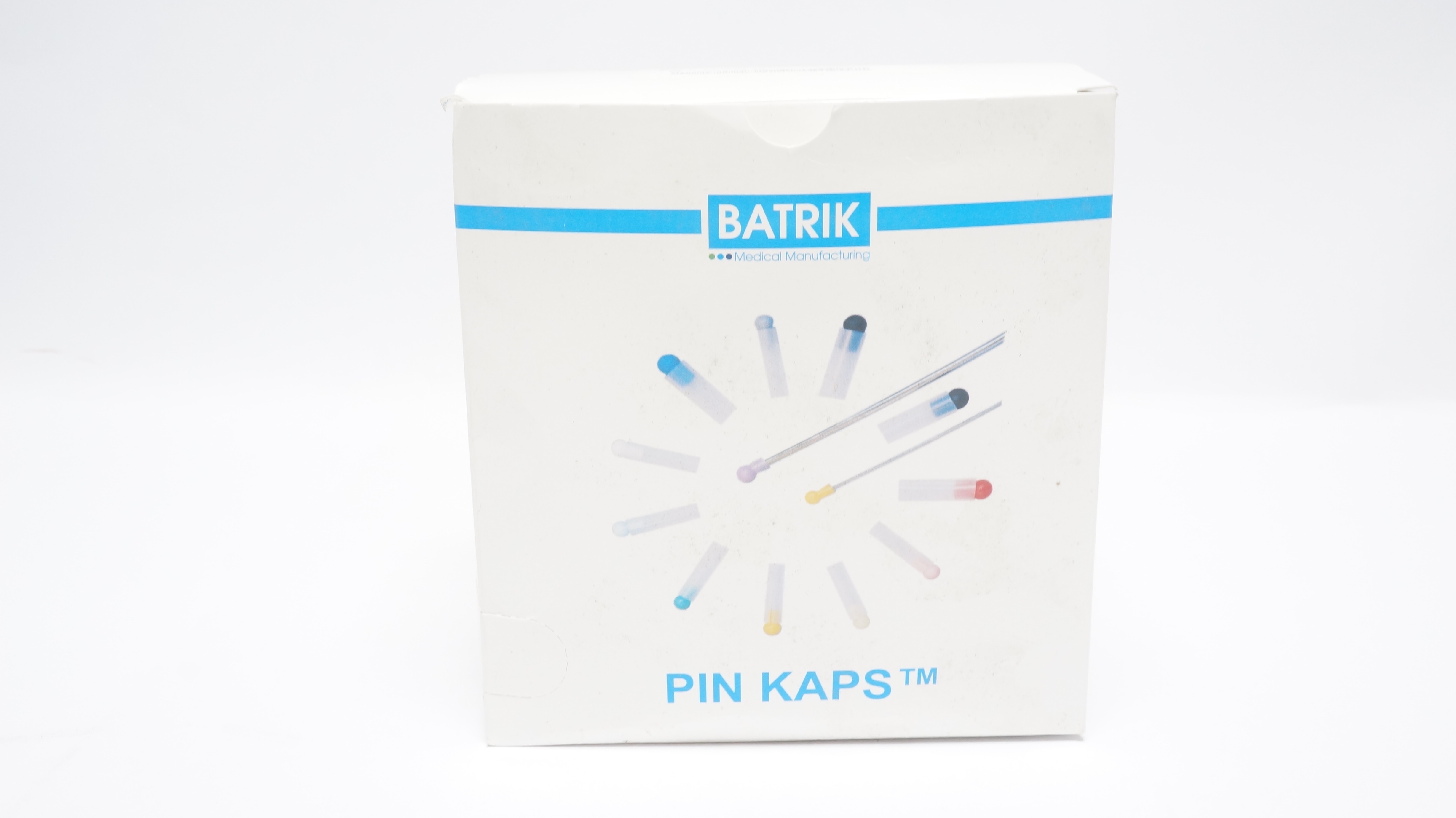 Batrik 14-1035 Pin-Kaps Cover Sterile, Light Blue 0.035 inch (x) - Box of 40