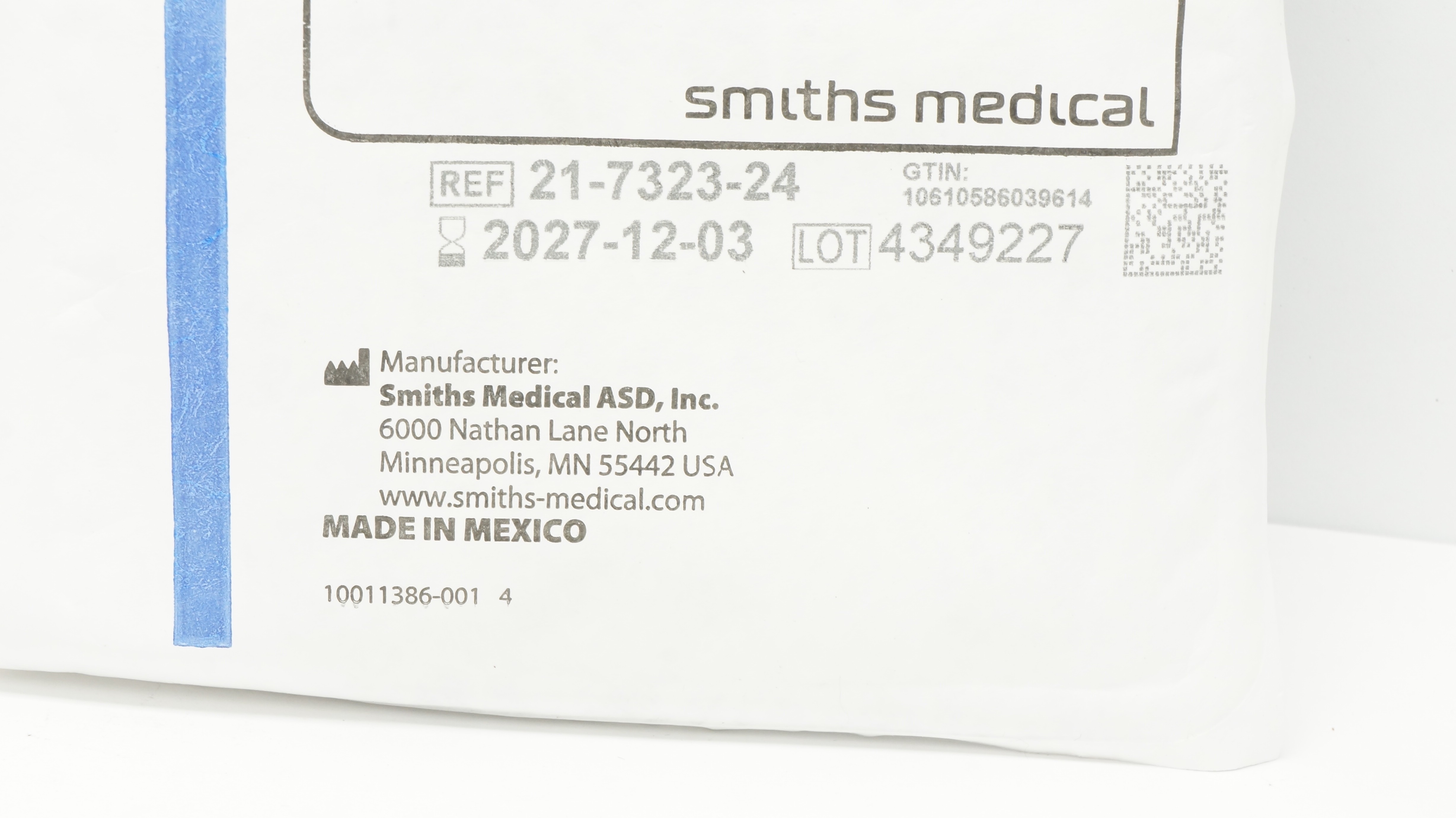 Smiths Medical 21-7323-24 CADD Administration Set 78inch x 2.3ml