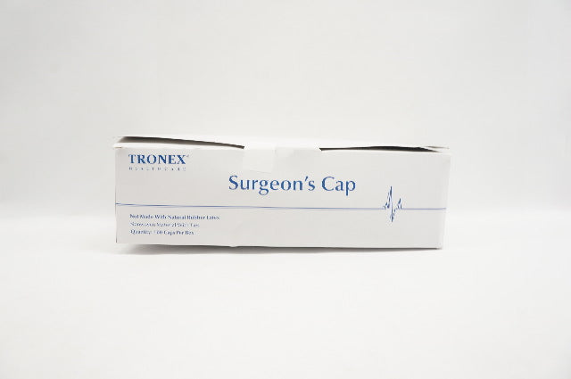 Tronex Healthcare 4294B Surgeon's Cap, Unisize, Blue - Box of 100