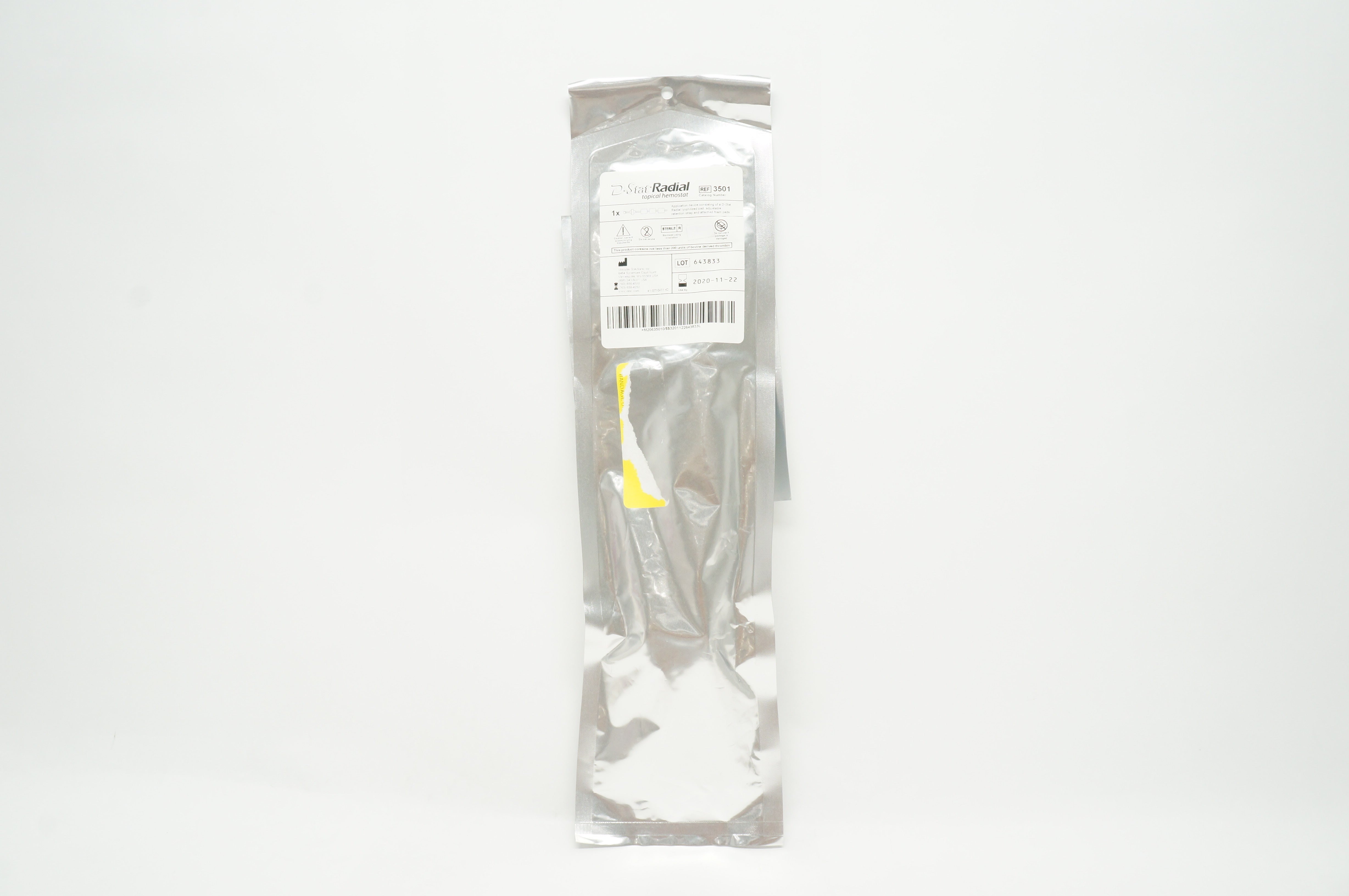 Vascular Solutions 3501 D-Stat Radial Topical Hemostat Band Pad (x)
