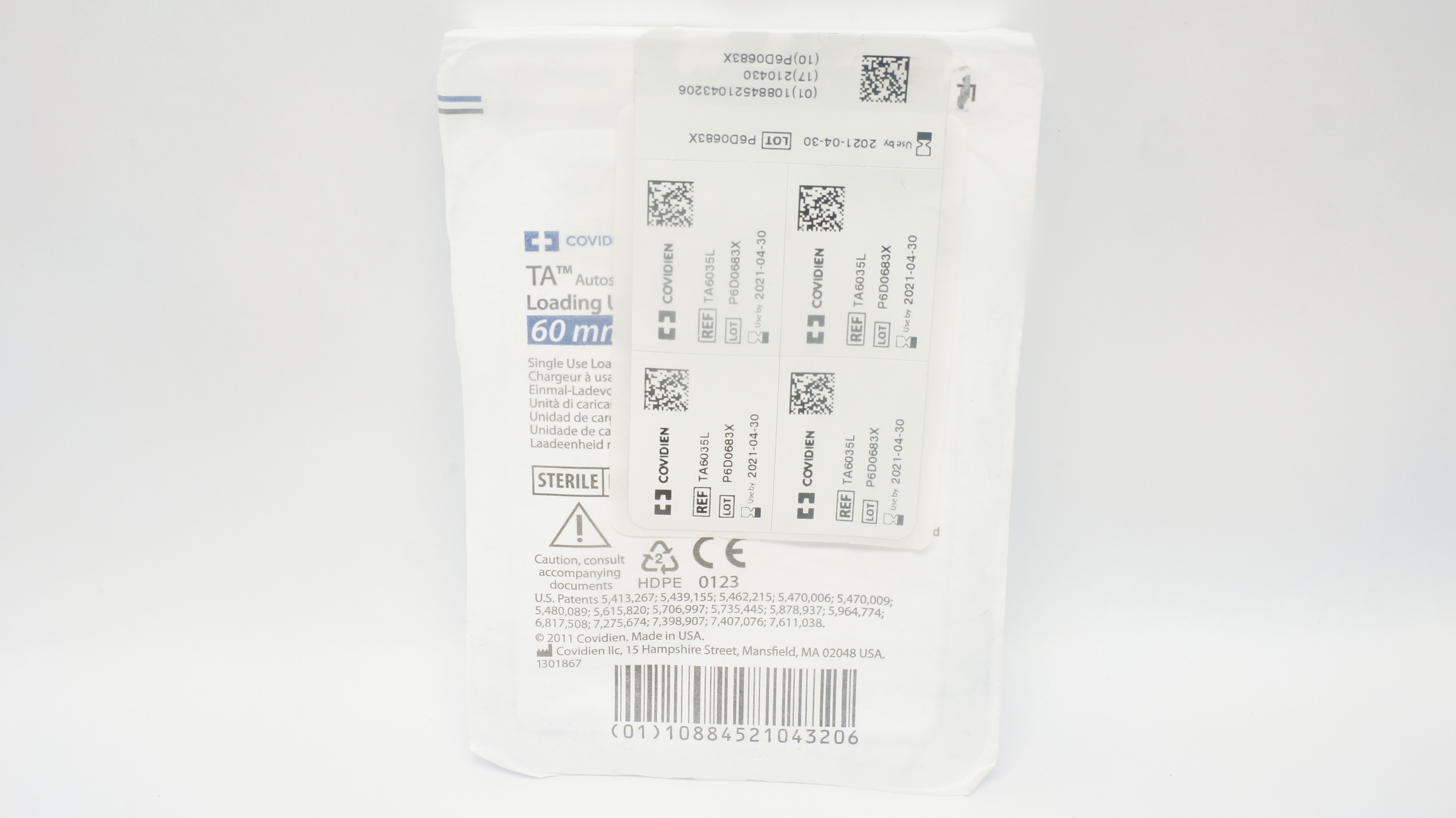 Covidien TA6035L TA Autosuture Loading Unit W/DST Series Technology 60x3.5mm (x)