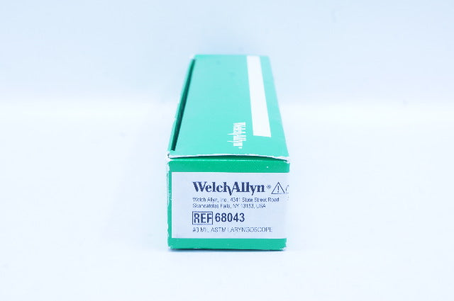 WelchAllyn 68043  #3 MIL ASTM Laryngoscope