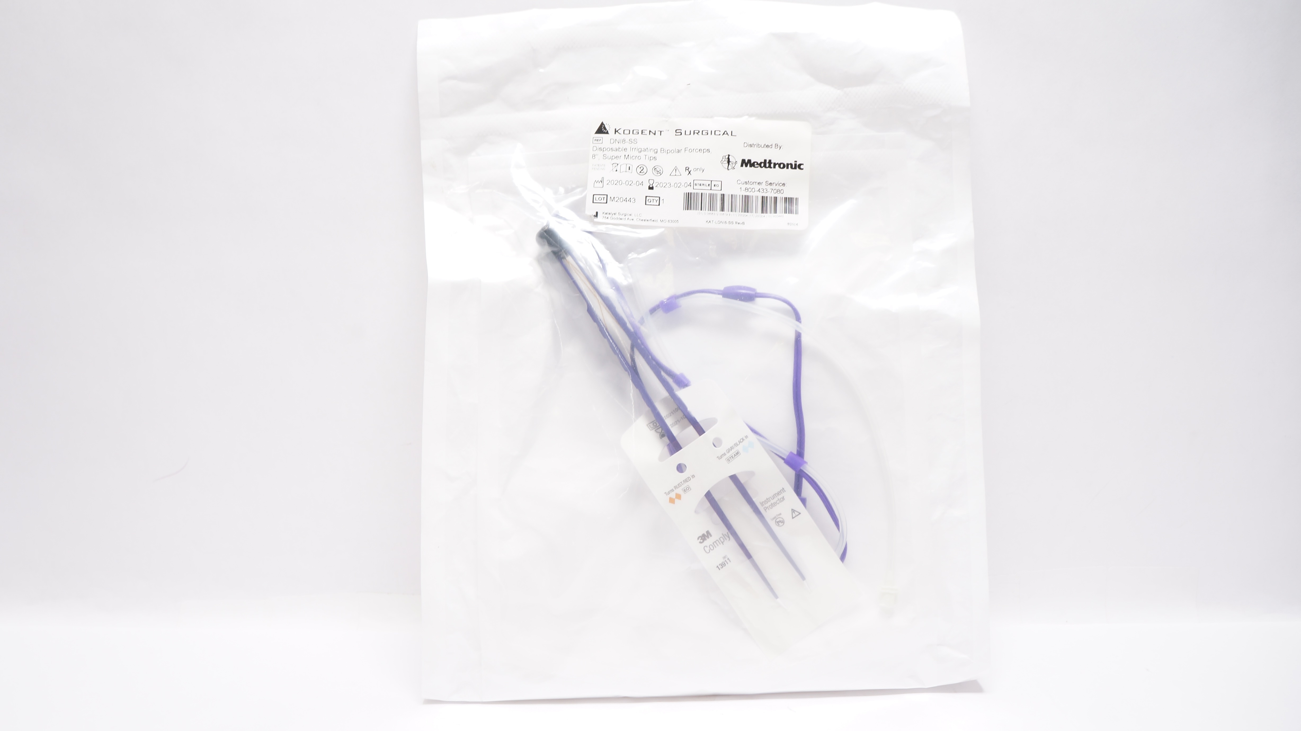 Kogent Surgical DNI8-SS Medtronic  Disposable Irrigating Bipolar Forceps 8In (x)